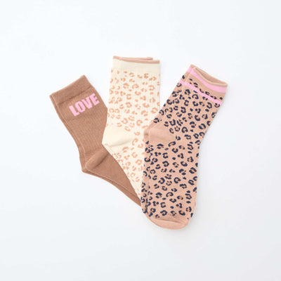 Lot de 3 paires de chaussette MARRON
