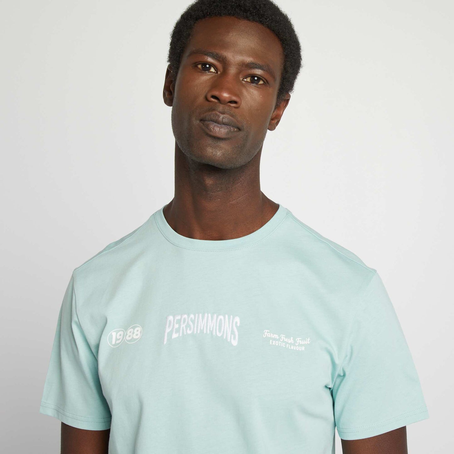 T-shirt imprimé recto/verso manches courtes VERT