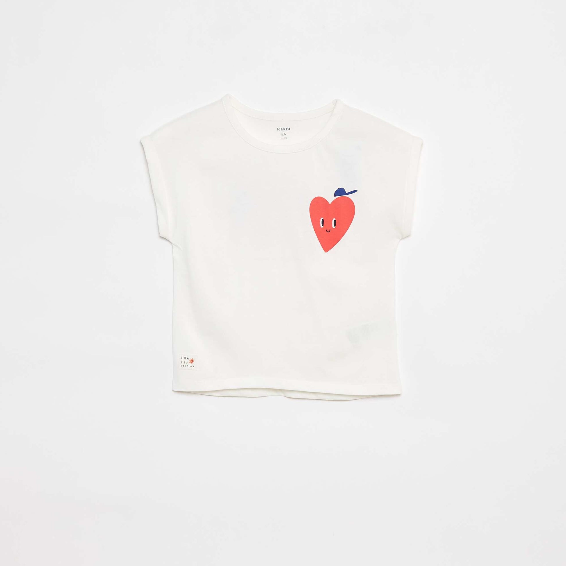 T-shirt à manches courtes - Grafik Edition BLANC