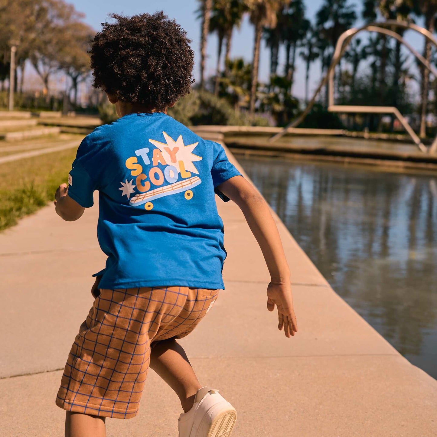 T-shirt loose avec animation - Grafik Edition BLEU