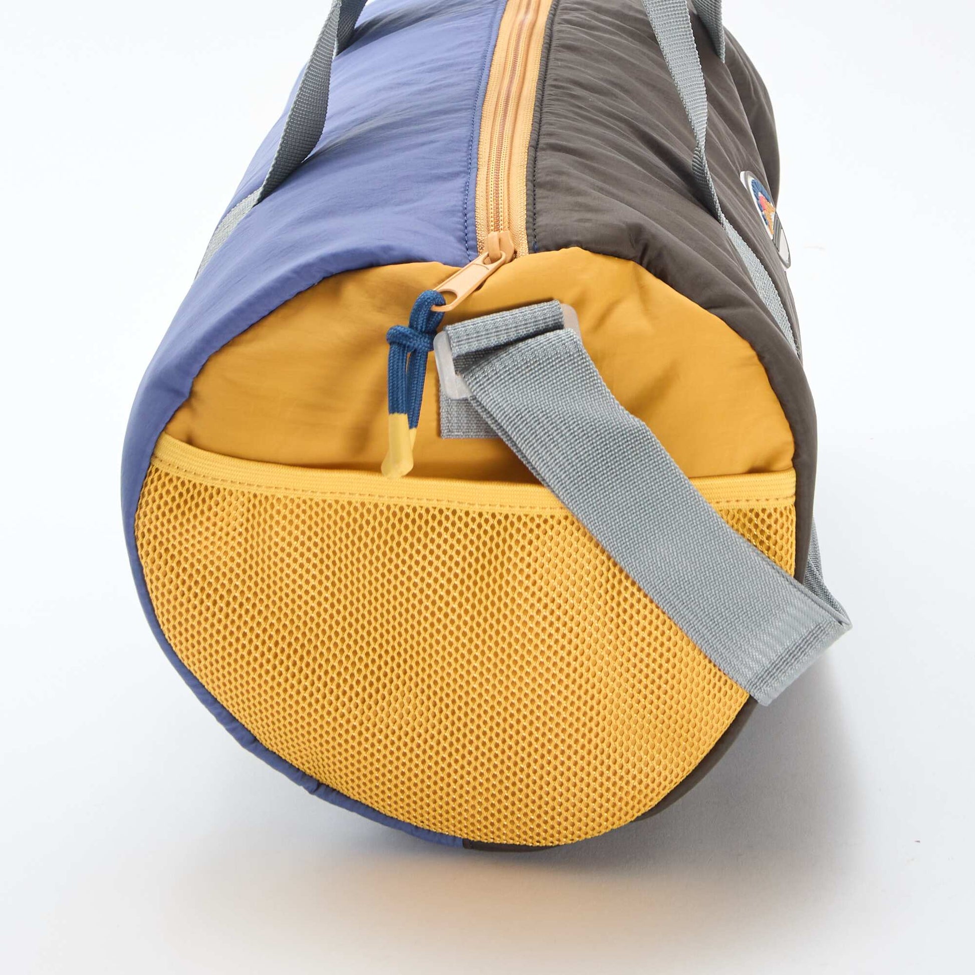 Sac polochon tricolore BLEU