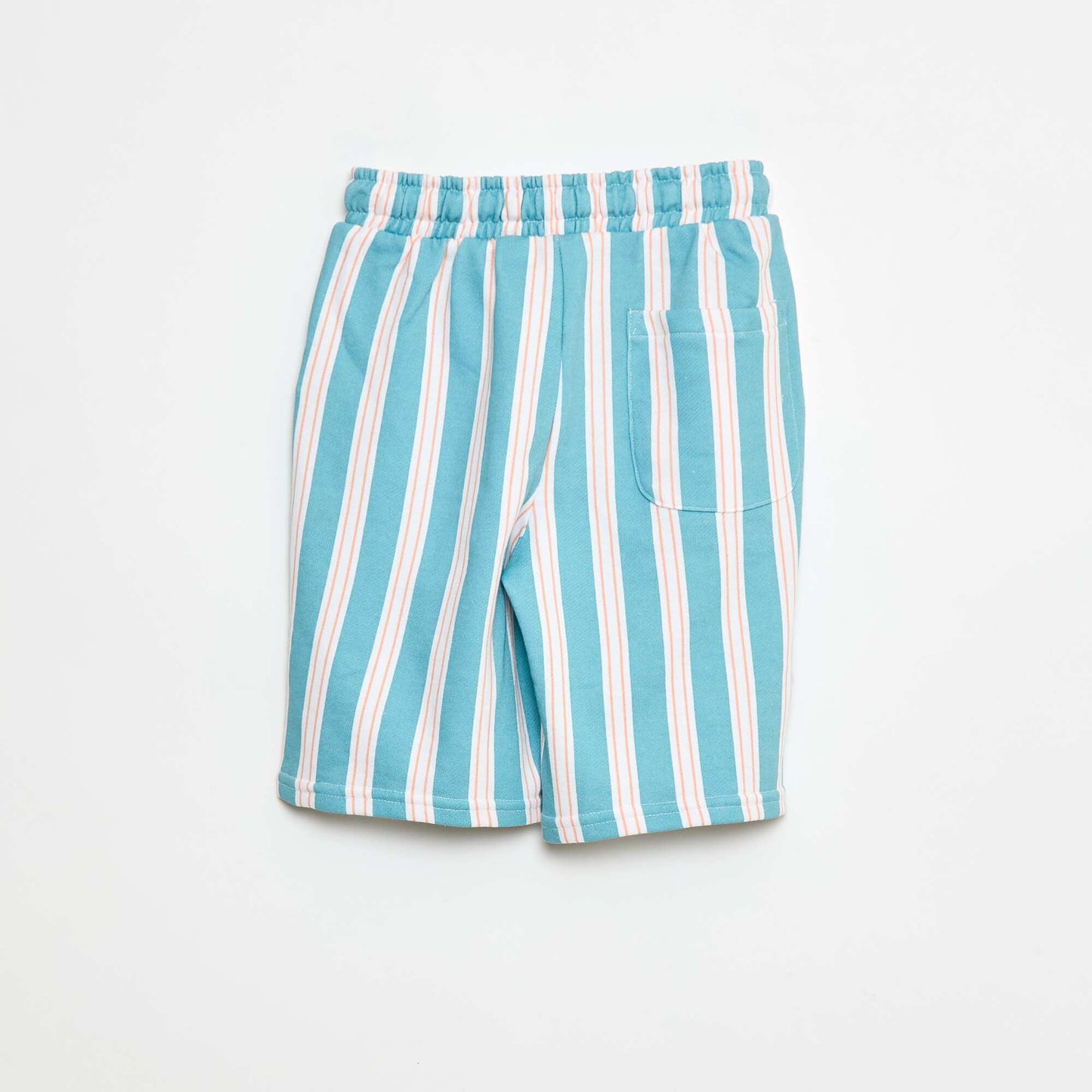 Bermuda french terry imprimé BLEU
