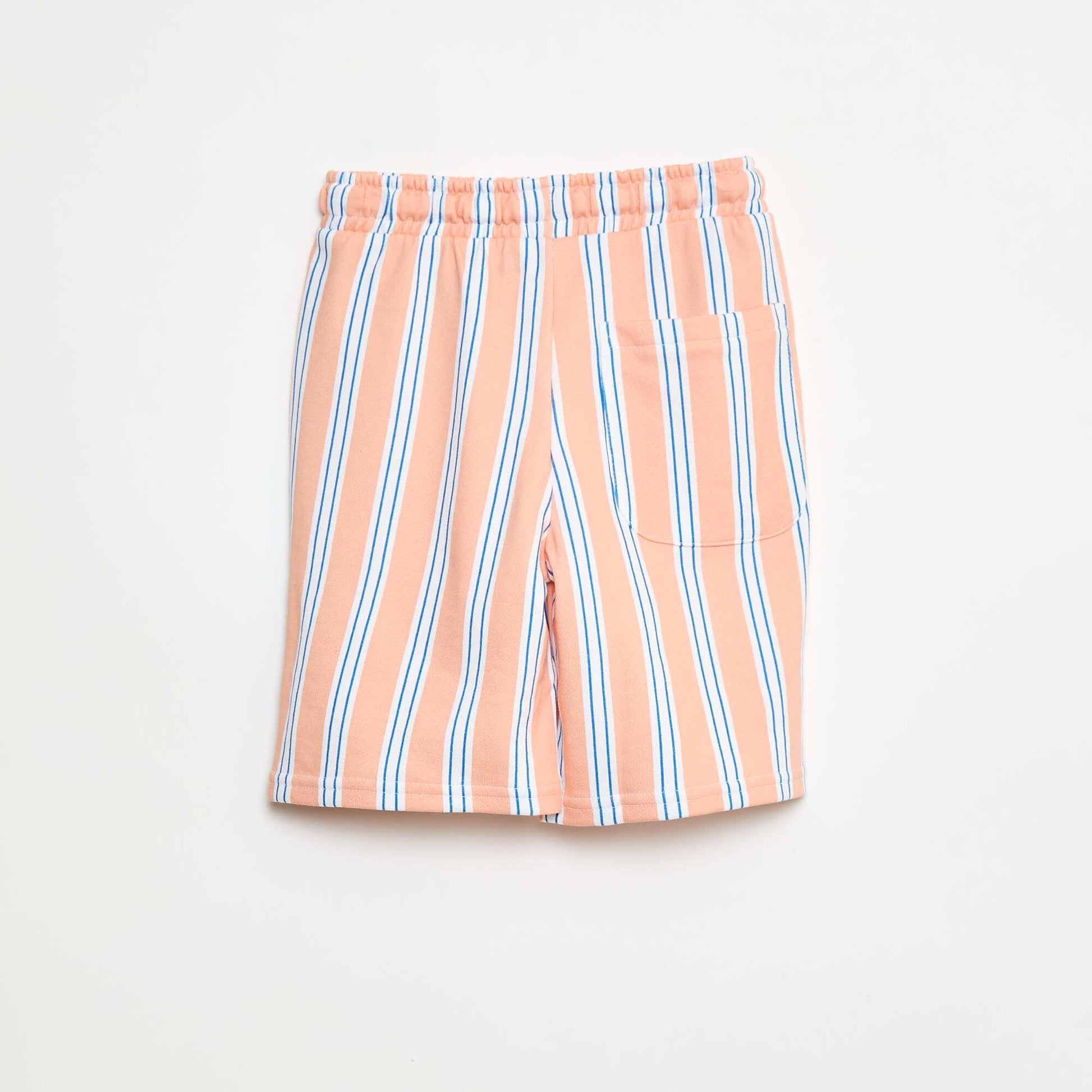 Bermuda french terry imprimé ORANGE