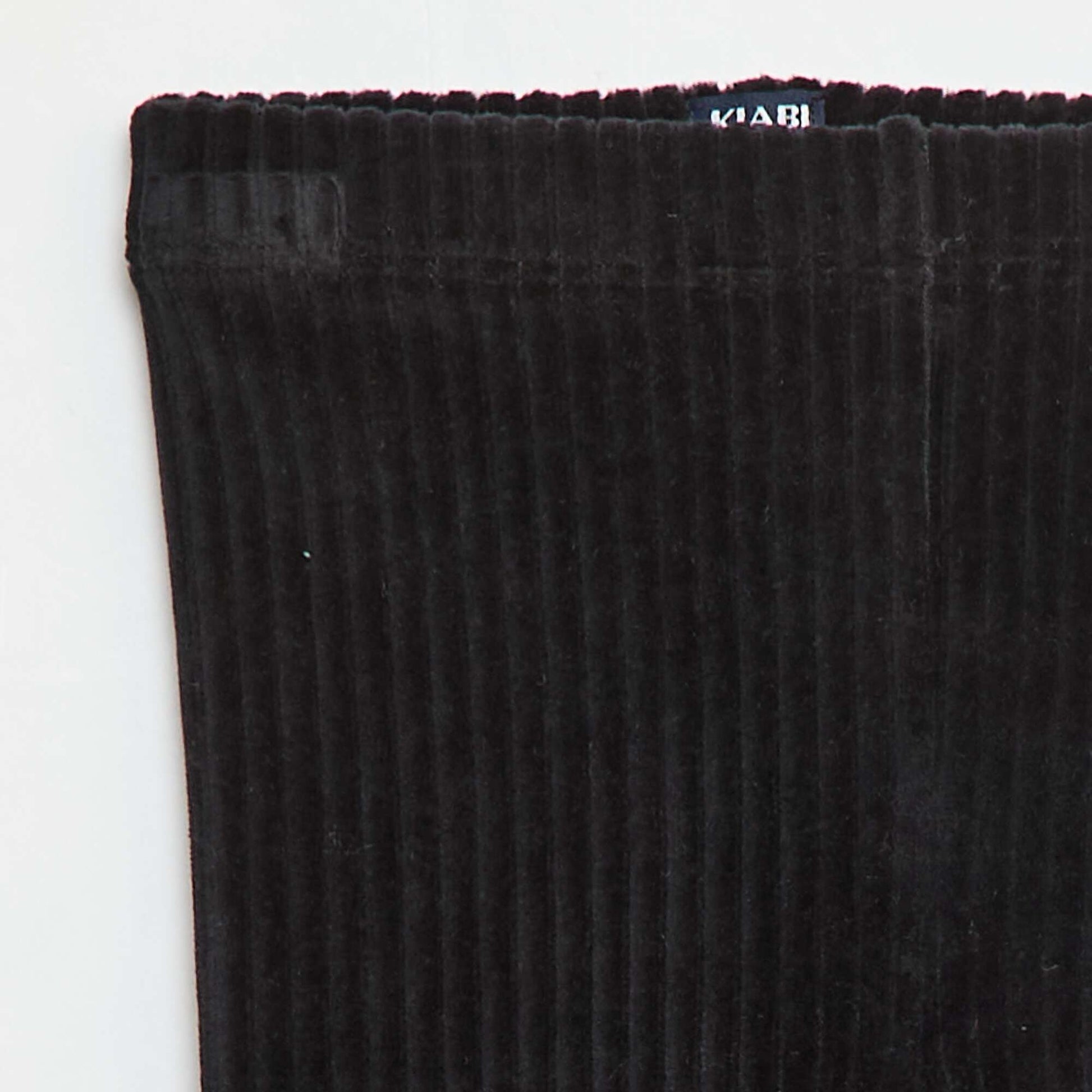 Pantalon legging en velours NOIR
