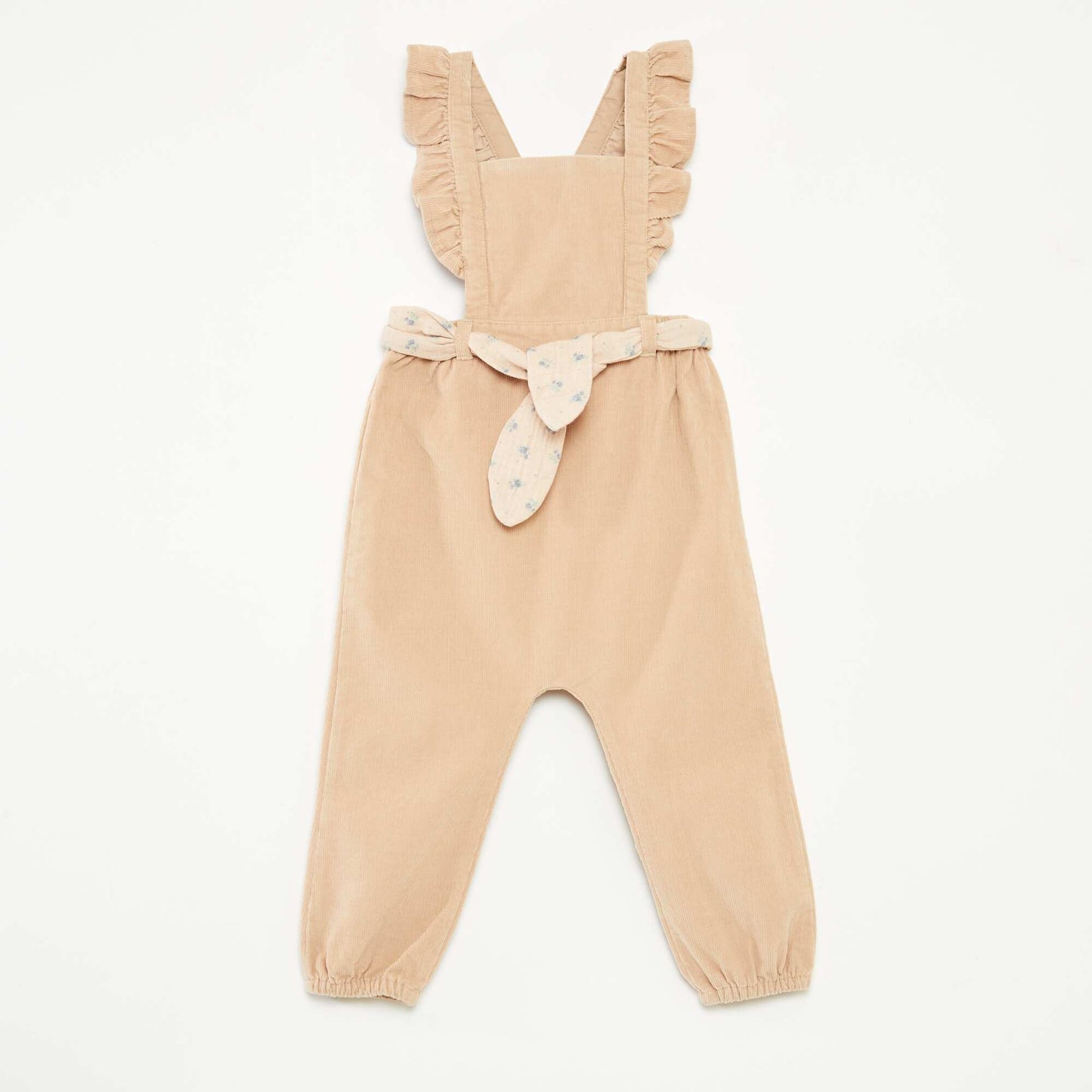 Salopette en velours BEIGE
