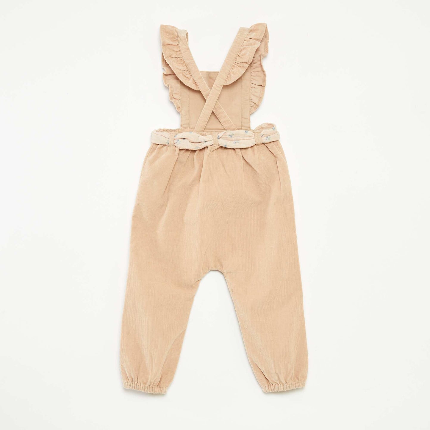 Salopette en velours BEIGE