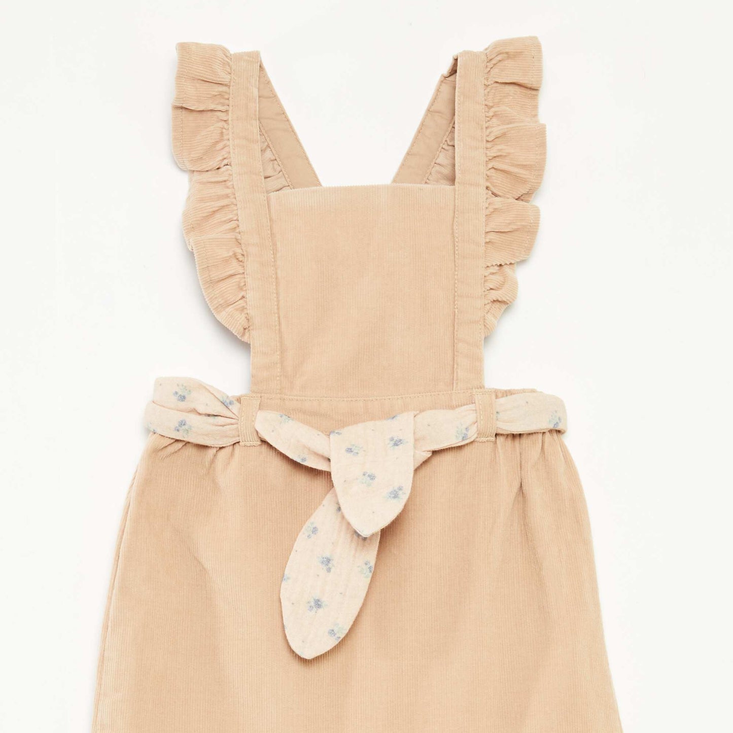 Salopette en velours BEIGE