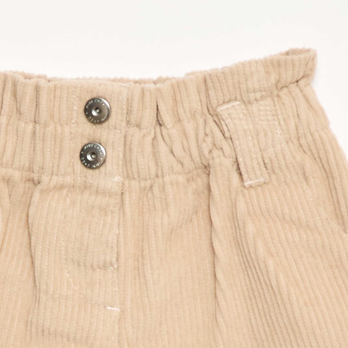Short en velours BEIGE