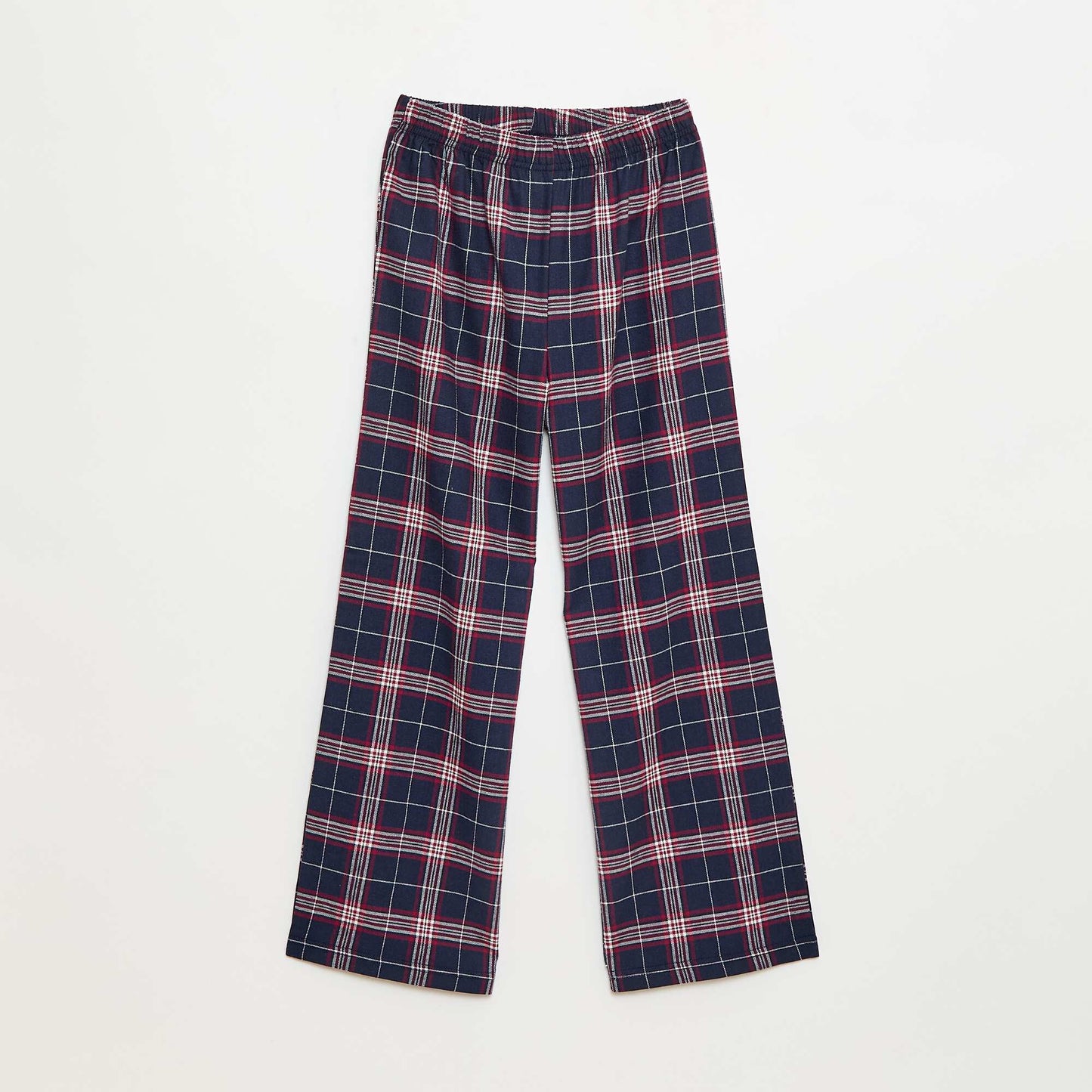Ensemble pyjama long en polaire t-shirt + pantalon - 2 pièces BLEU