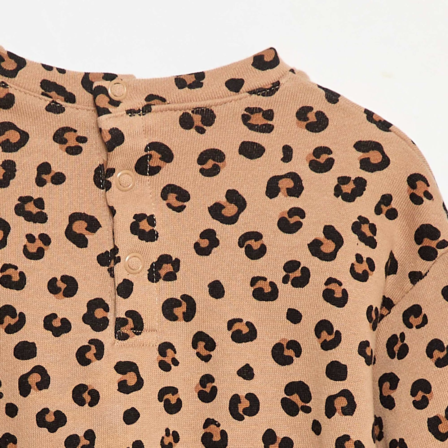 Robe sweat avec effet 2 en 1 à la base BEIGE