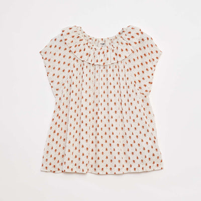 Blouse légère sans manches unie BLANC