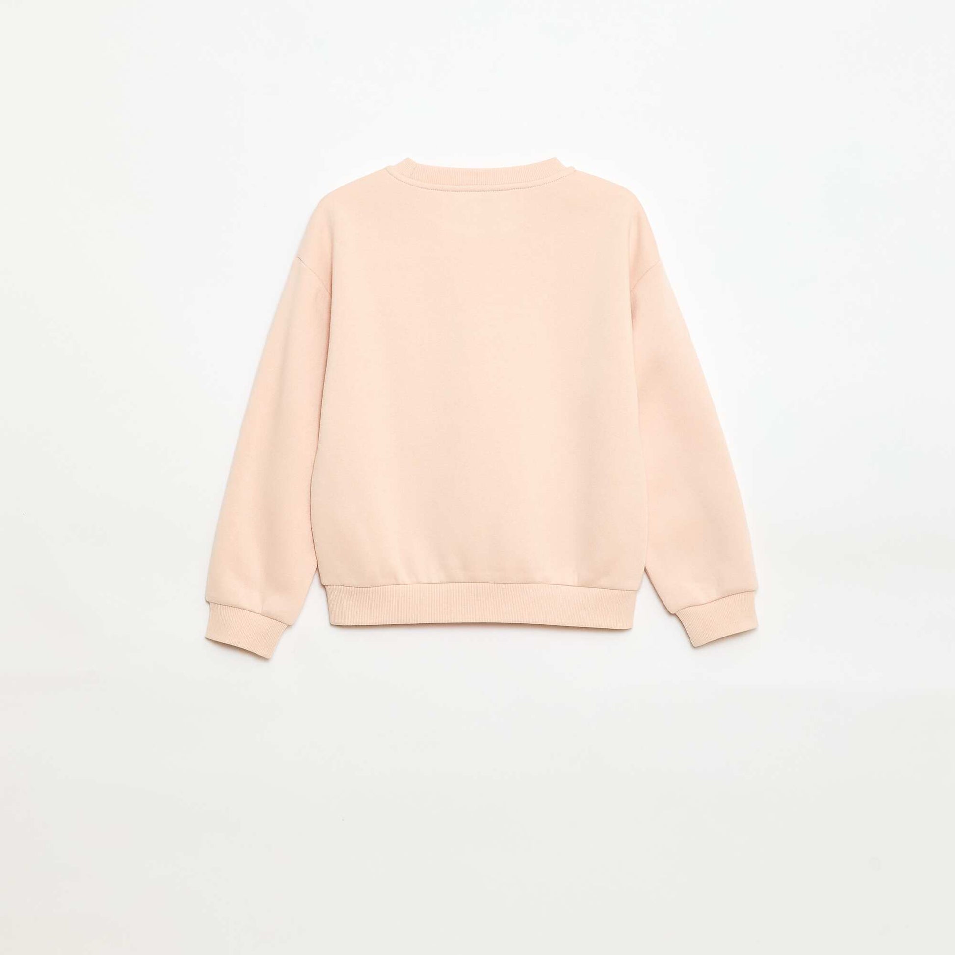 Sweat à manches longues avec imprimé ROSE