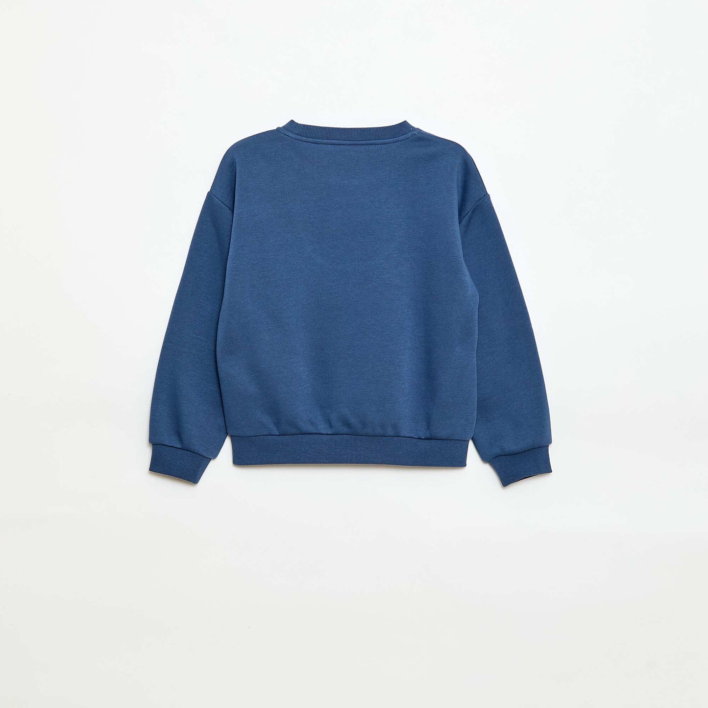 Sweat à manches longues avec imprimé BLEU