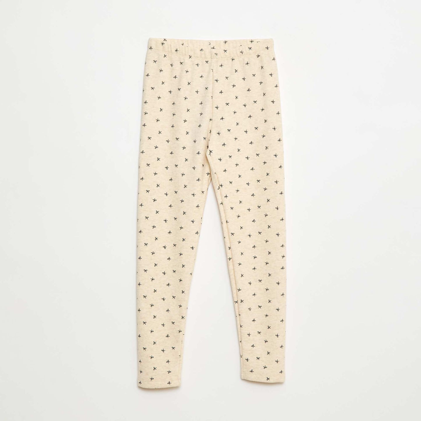 Legging chaud imprimé intérieur velours BEIGE