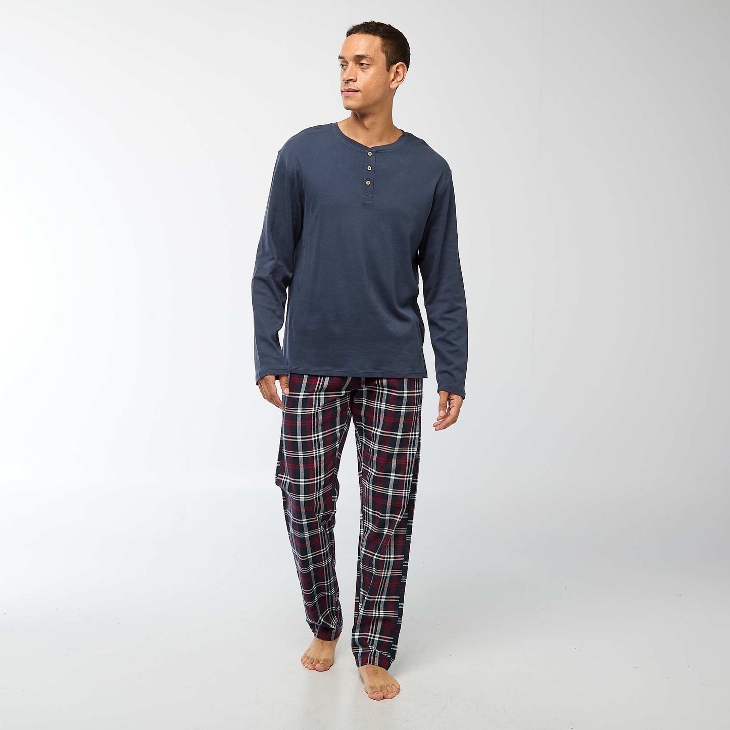 Pantalon de pyjama avec 2 poches ROUGE