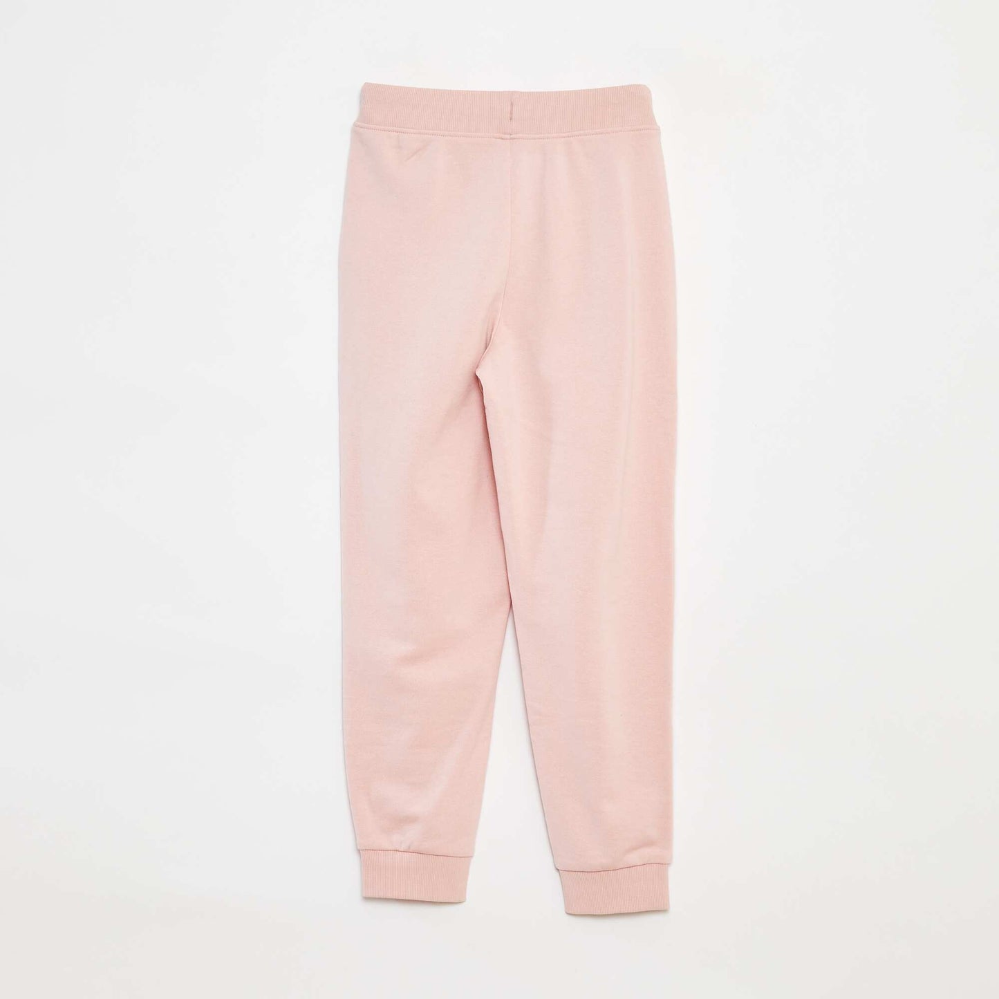 Jogging uni avec taille élastiquée ROSE
