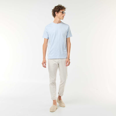 Pantalon chino en twill BLANC