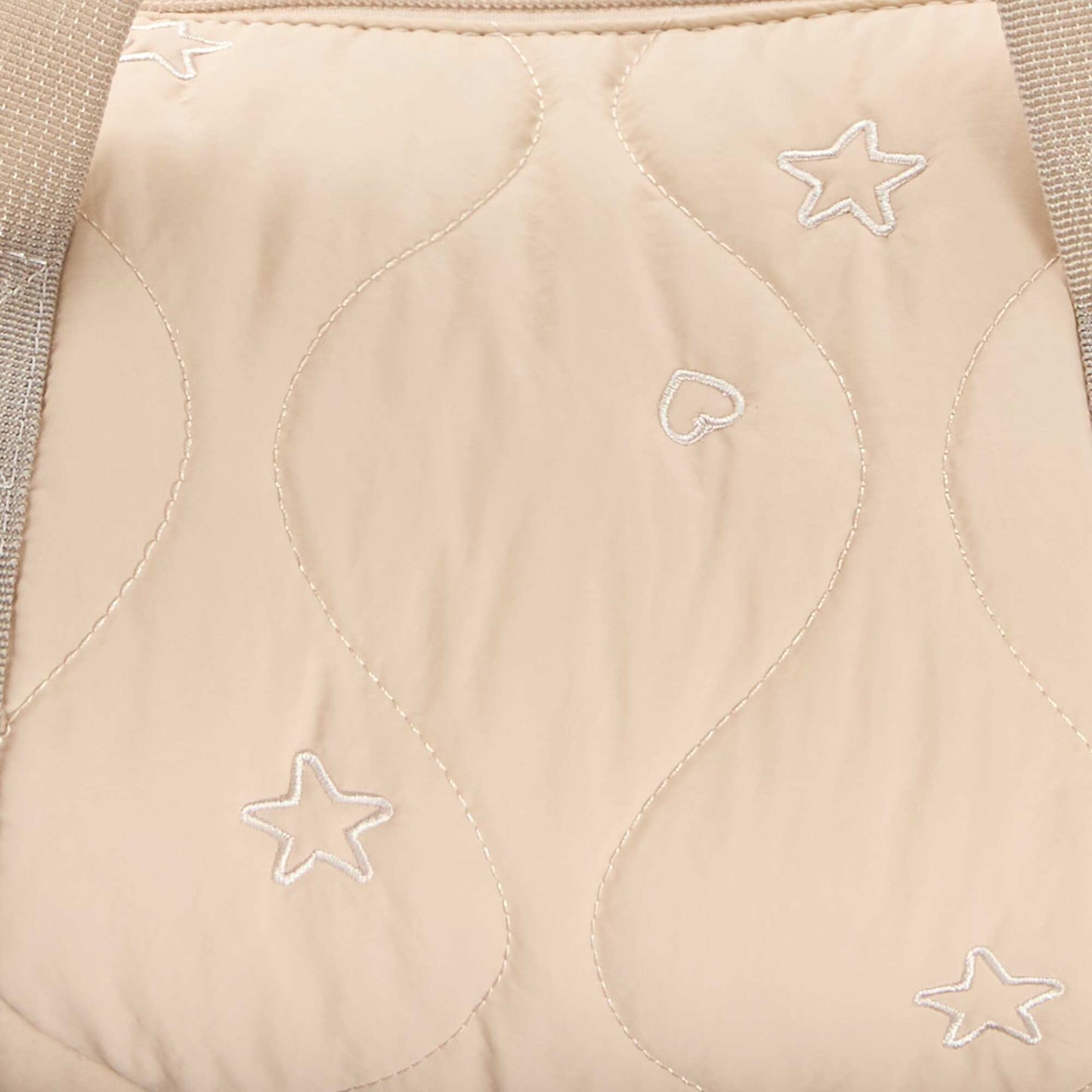 Sac bowling matelassé BEIGE