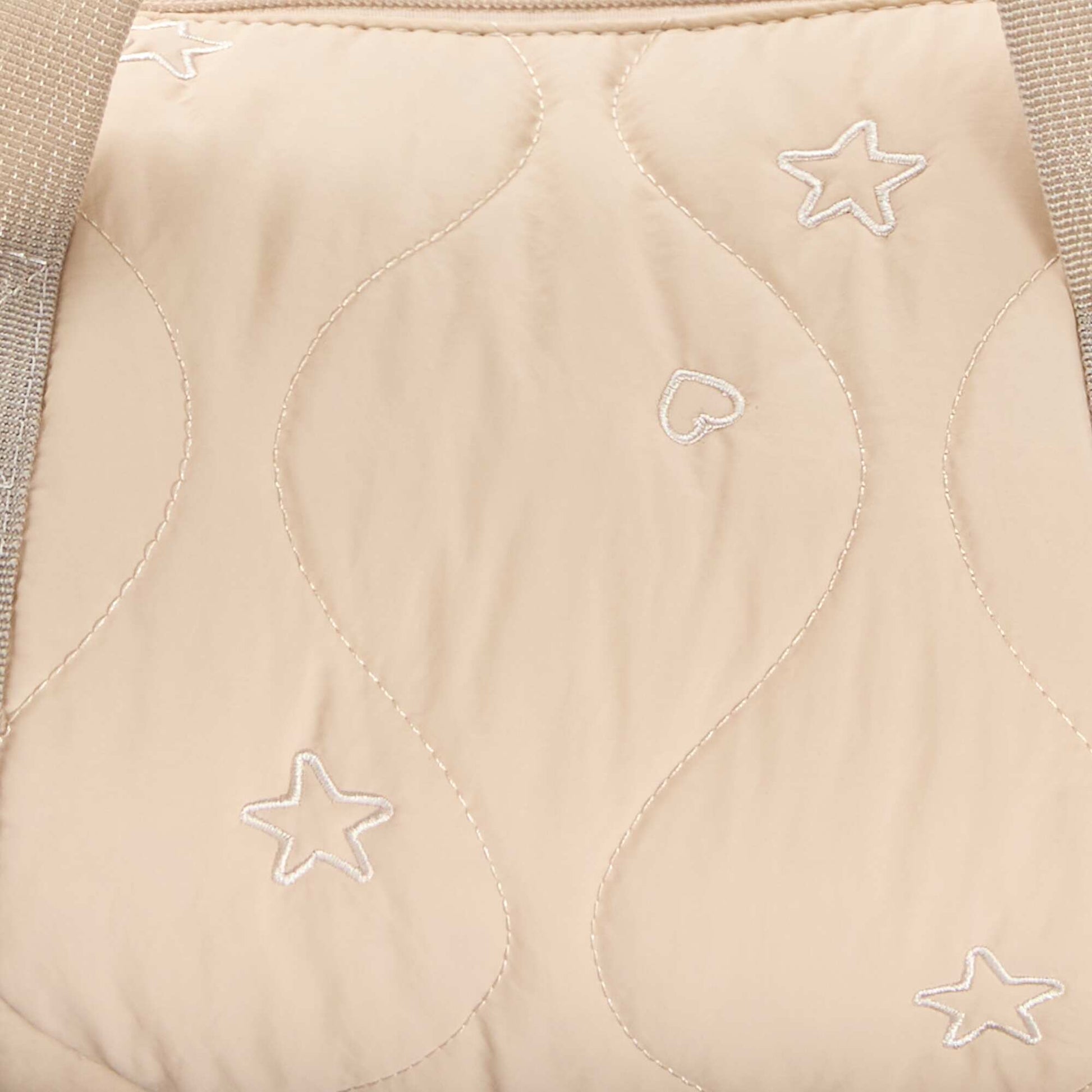 Sac bowling matelassé BEIGE