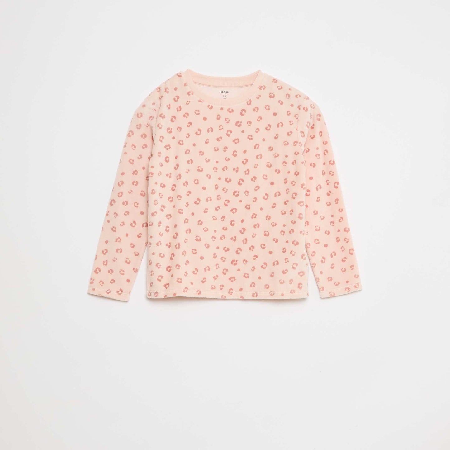 Ensemble de pyjama en polaire sweat + pantalon - 2 pièces ROSE