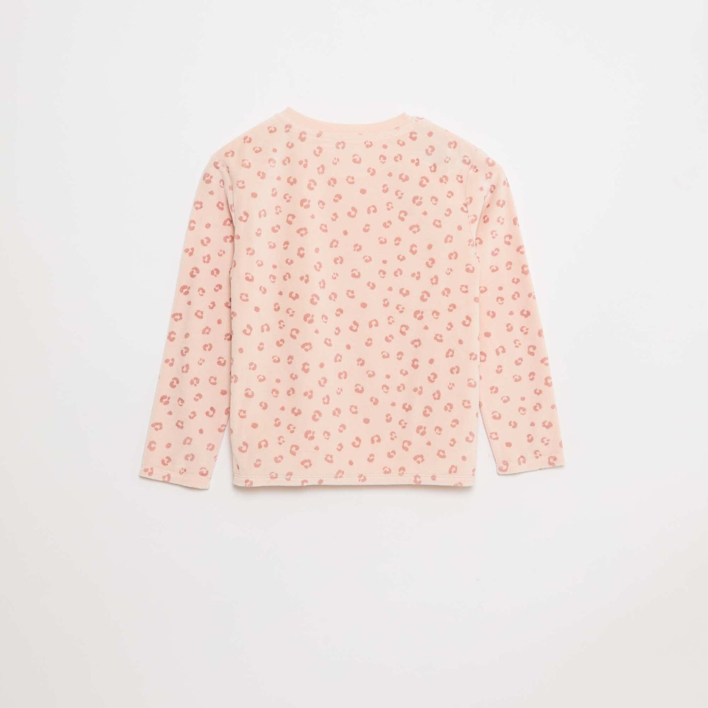 Ensemble de pyjama en polaire sweat + pantalon - 2 pièces ROSE