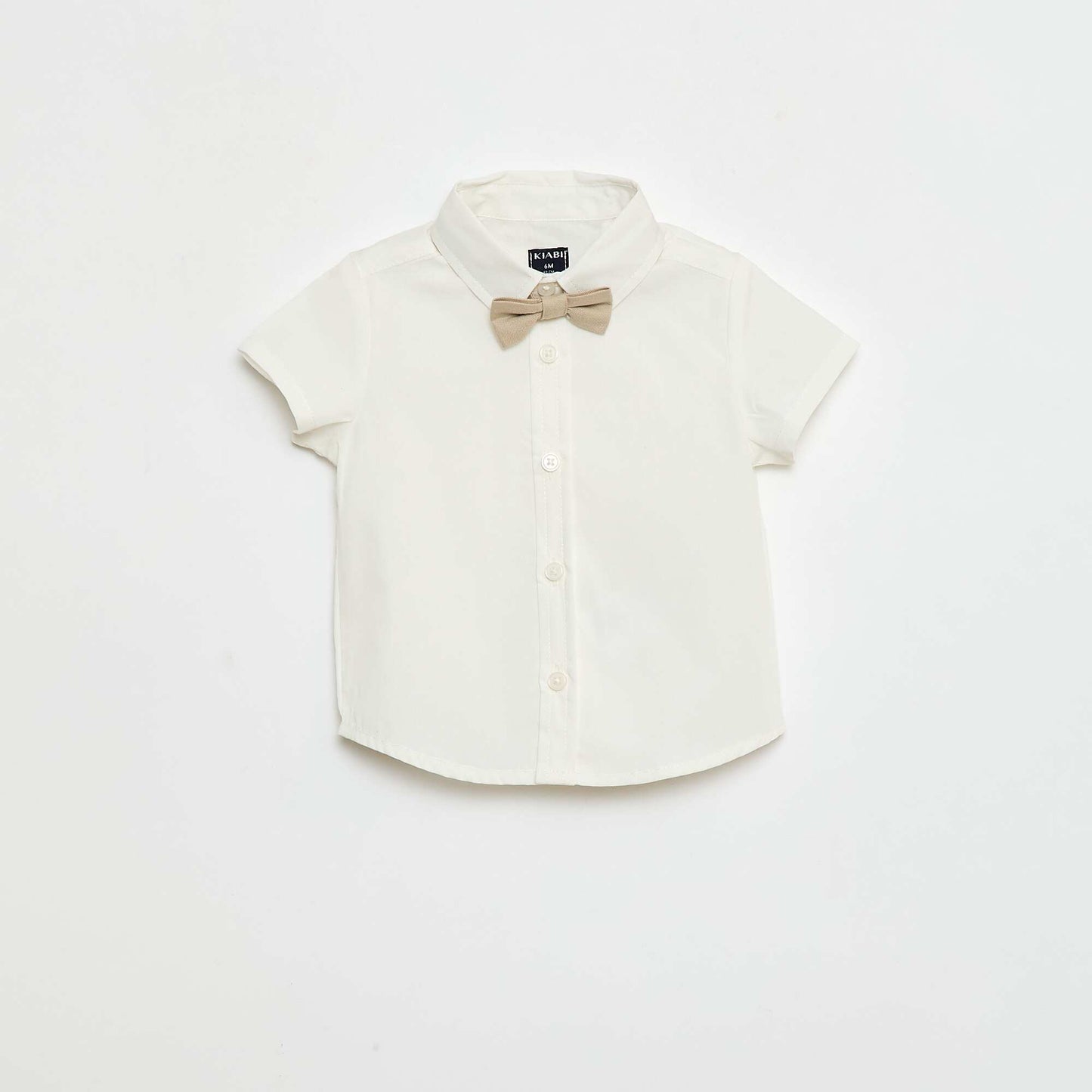 Ensemble de fête chemise + gilet de costume + noeud papillon + chino BEIGE