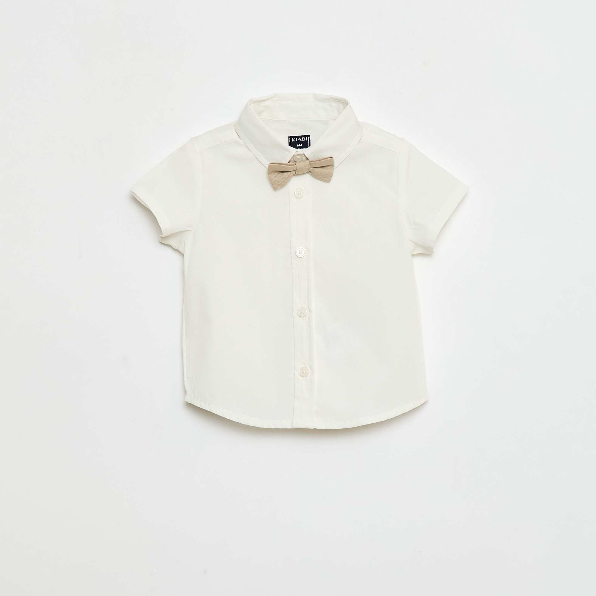 Ensemble de fête chemise + gilet de costume + noeud papillon + chino BEIGE