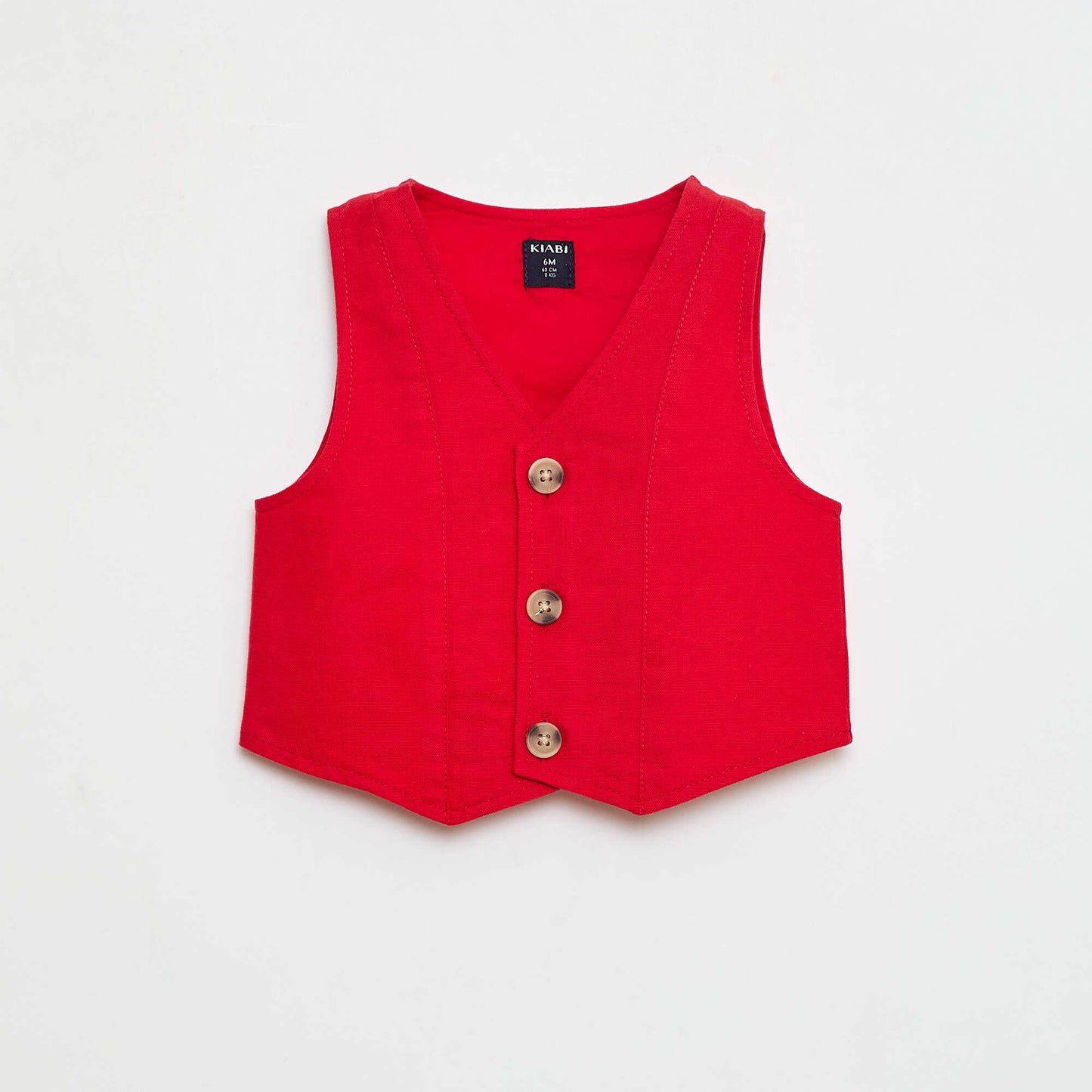 Ensemble de fête chemise + gilet de costume + noeud papillon + chino BLANC