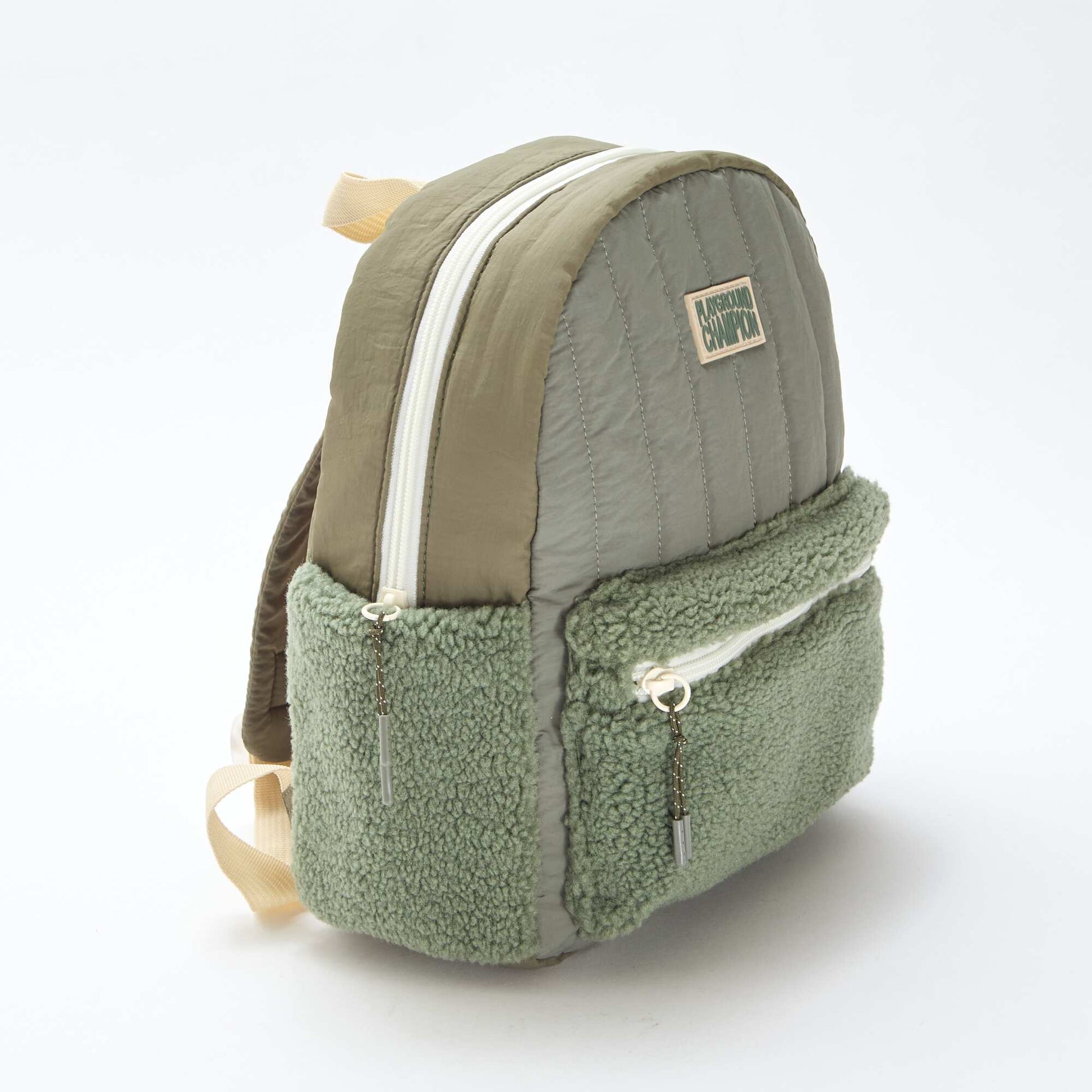 Sac à dos bi-matière KAKI