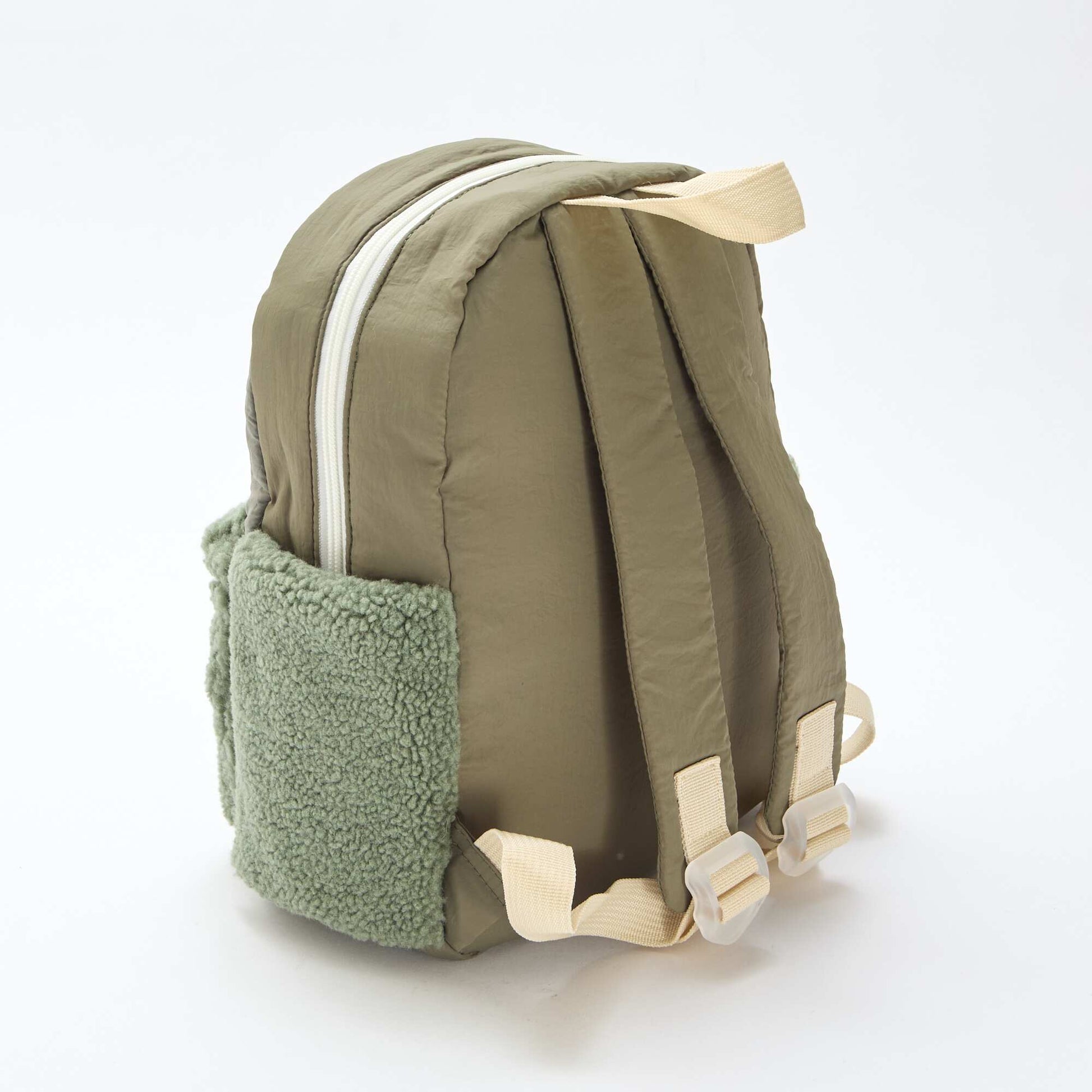 Sac à dos bi-matière KAKI