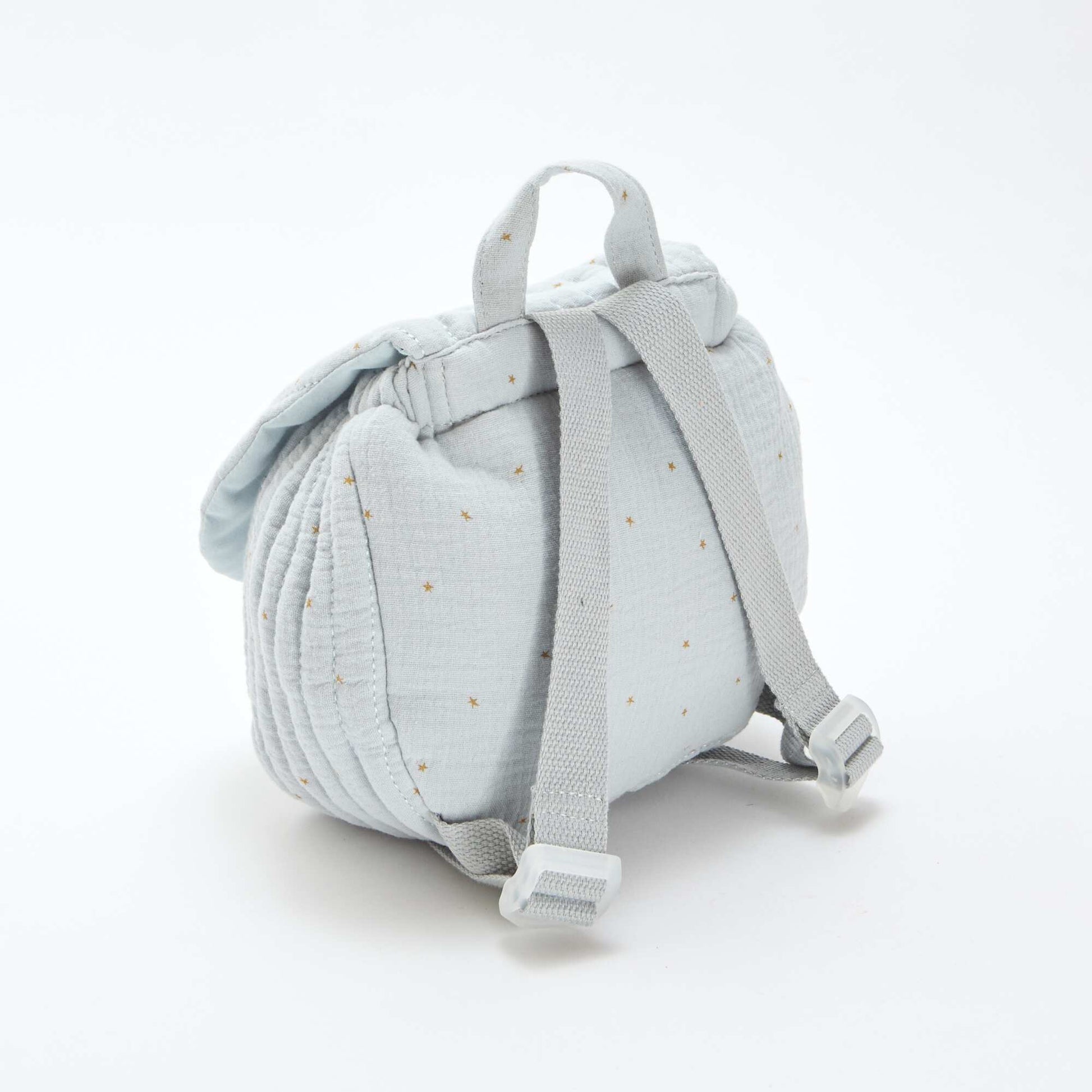 Sac à dos en gaze de coton imprimé BLEU