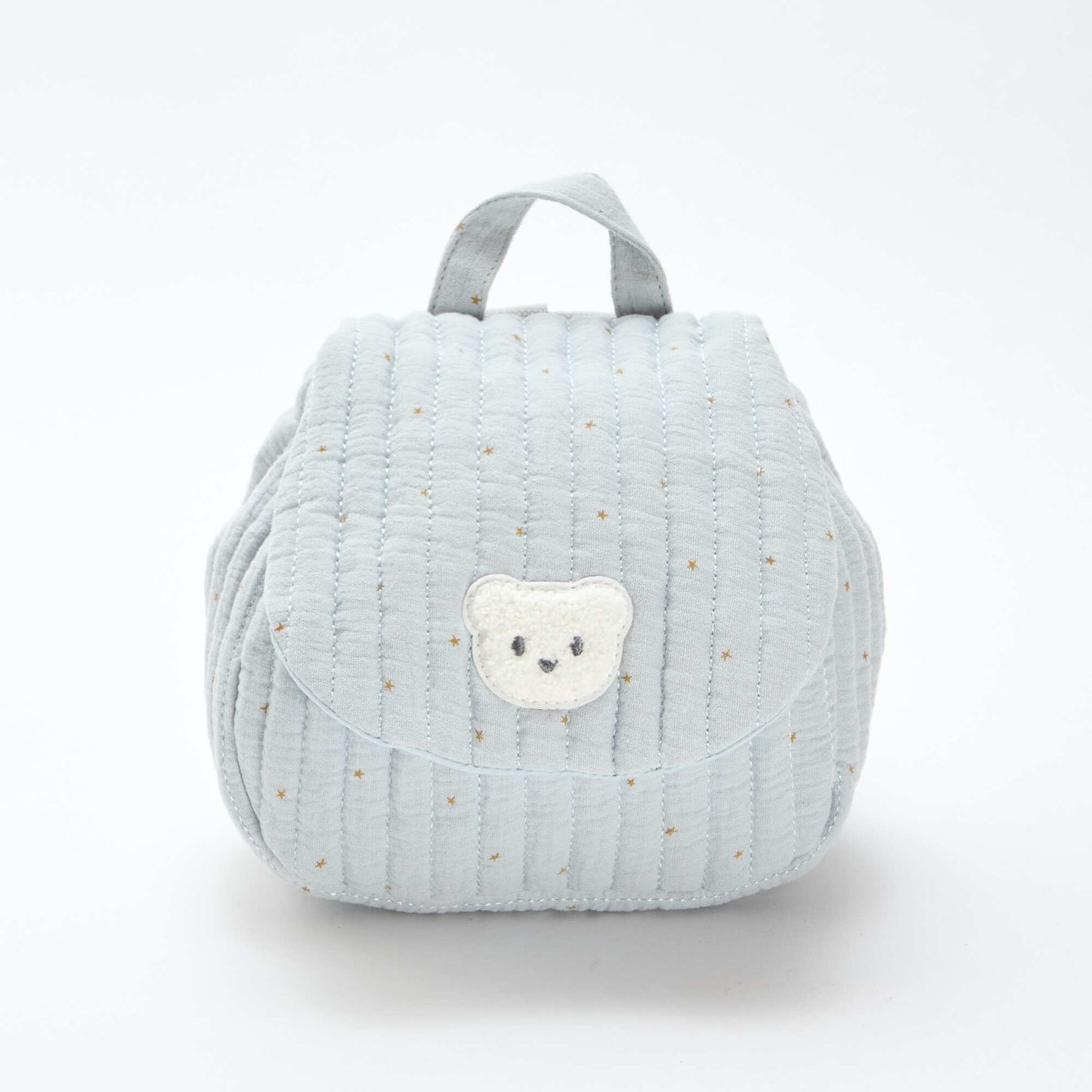 Sac à dos en gaze de coton imprimé BLEU