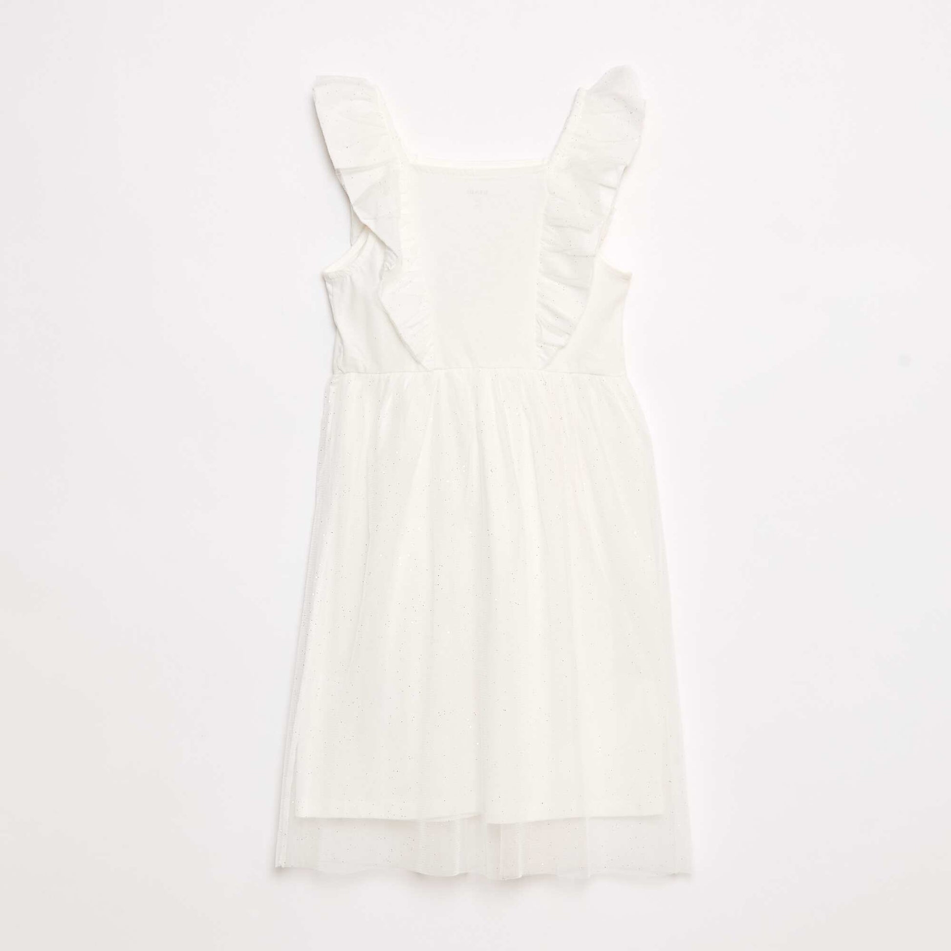 Robe en maille jersey unie BLANC