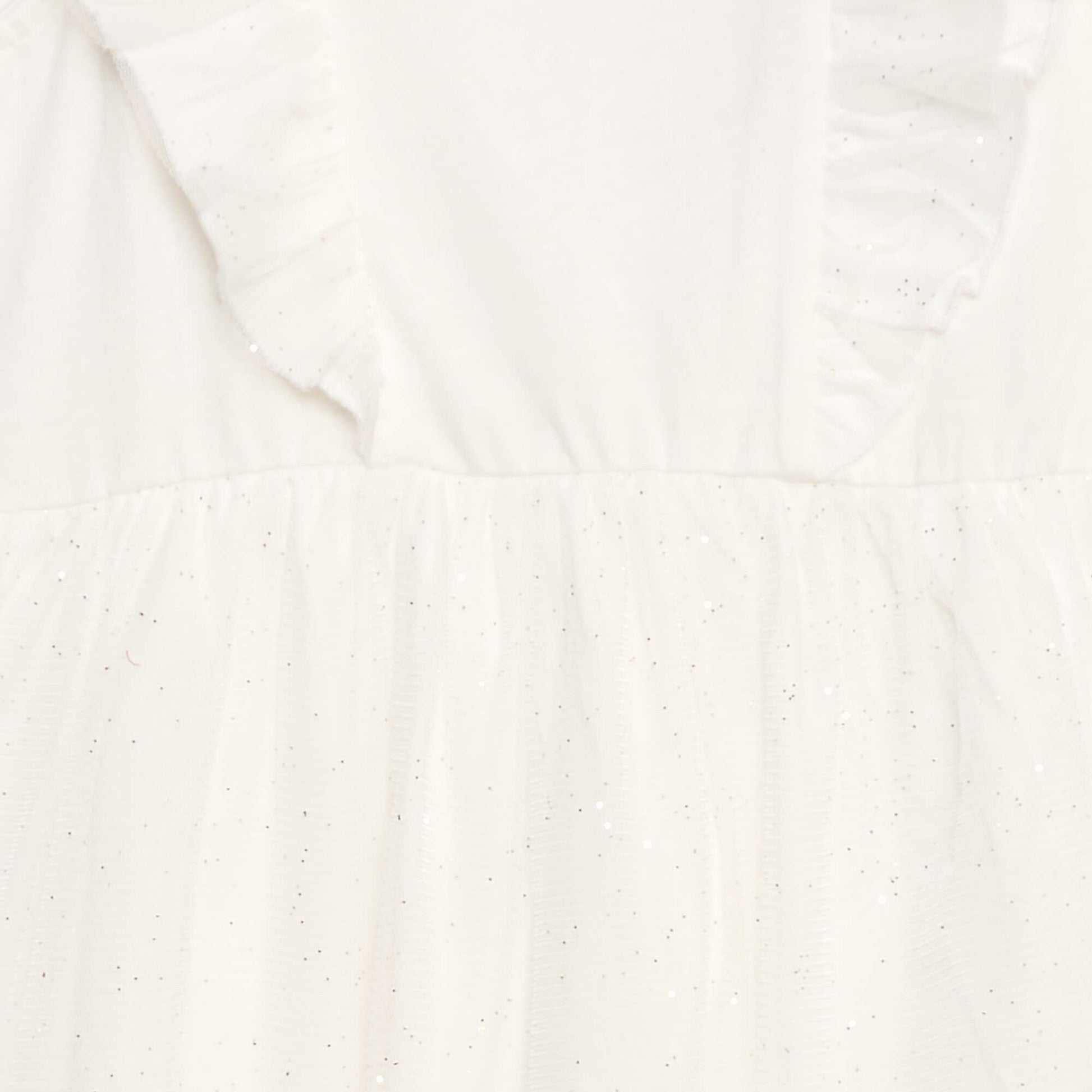 Robe en maille jersey unie BLANC