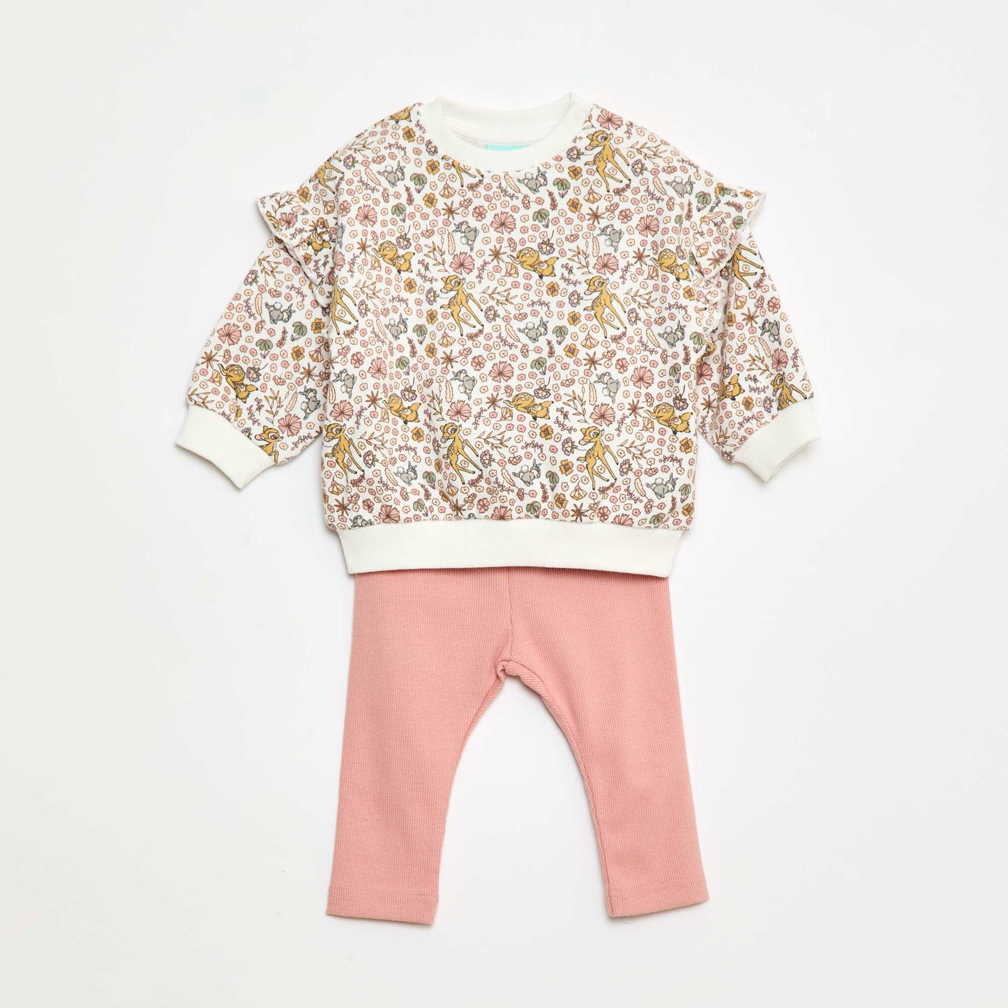 Ensemble 2 pièces sweat + legging 'Disney' BLANC