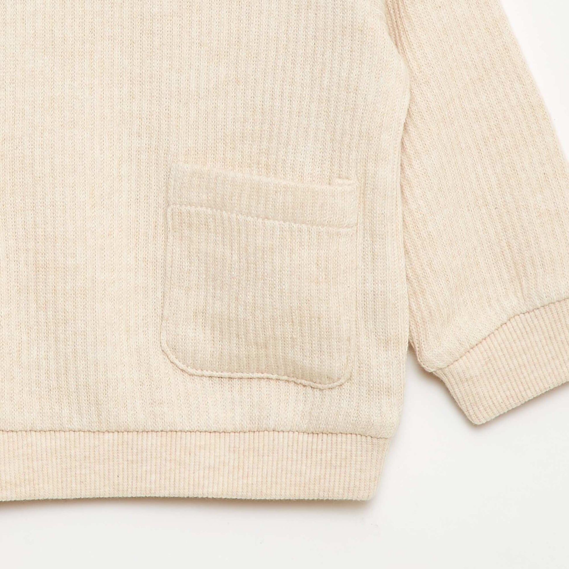 Ensemble sweat + legging côtelé - 2 pièces BEIGE