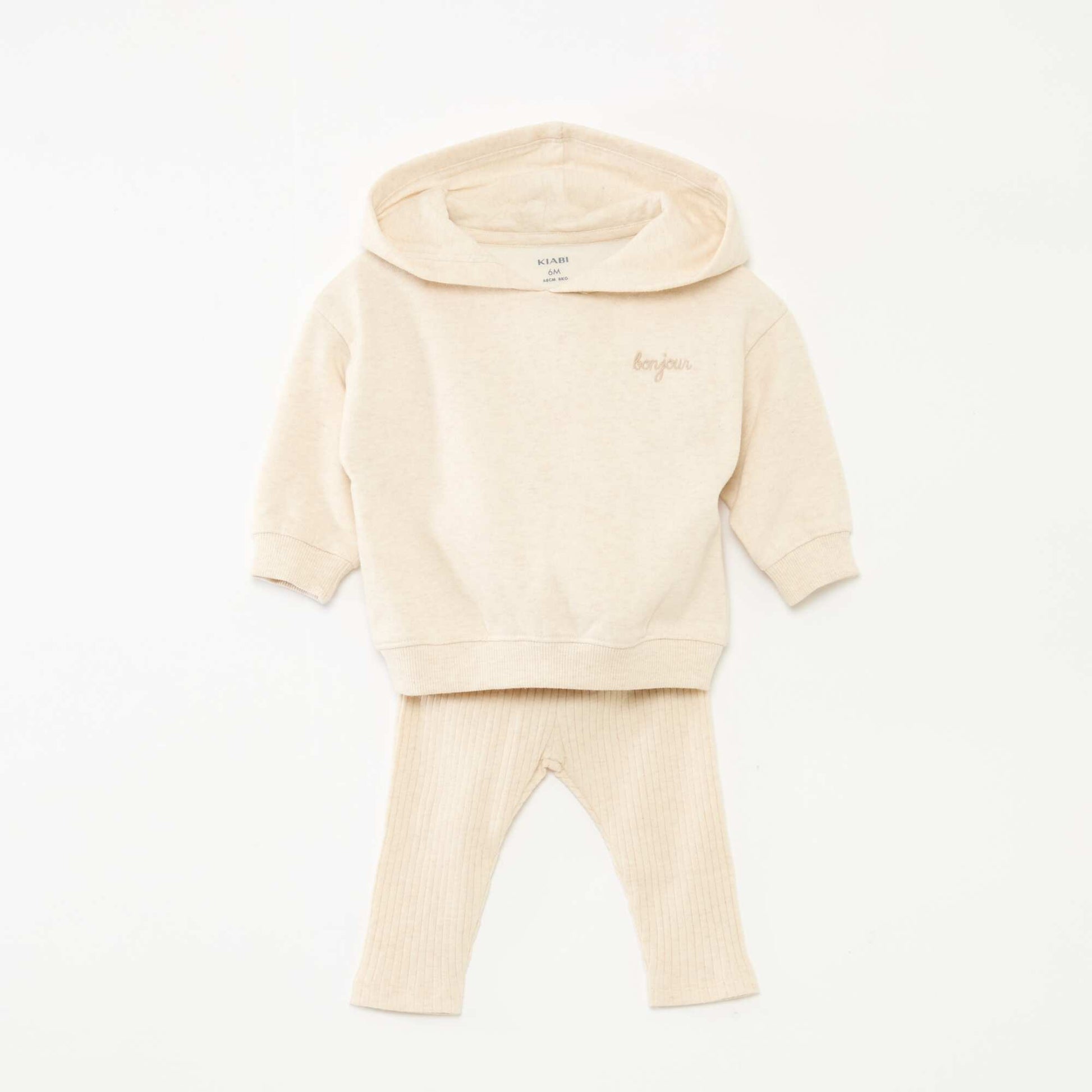 Ensemble 2 pièces sweat + legging BEIGE