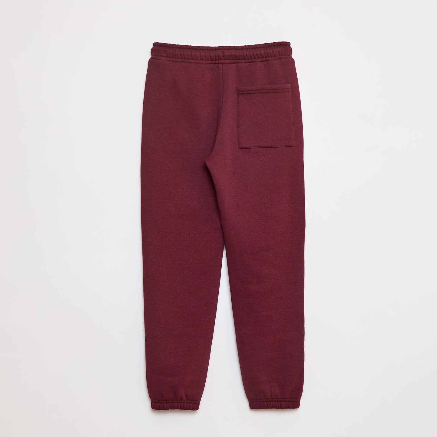 Jogging en molleton uni ROUGE