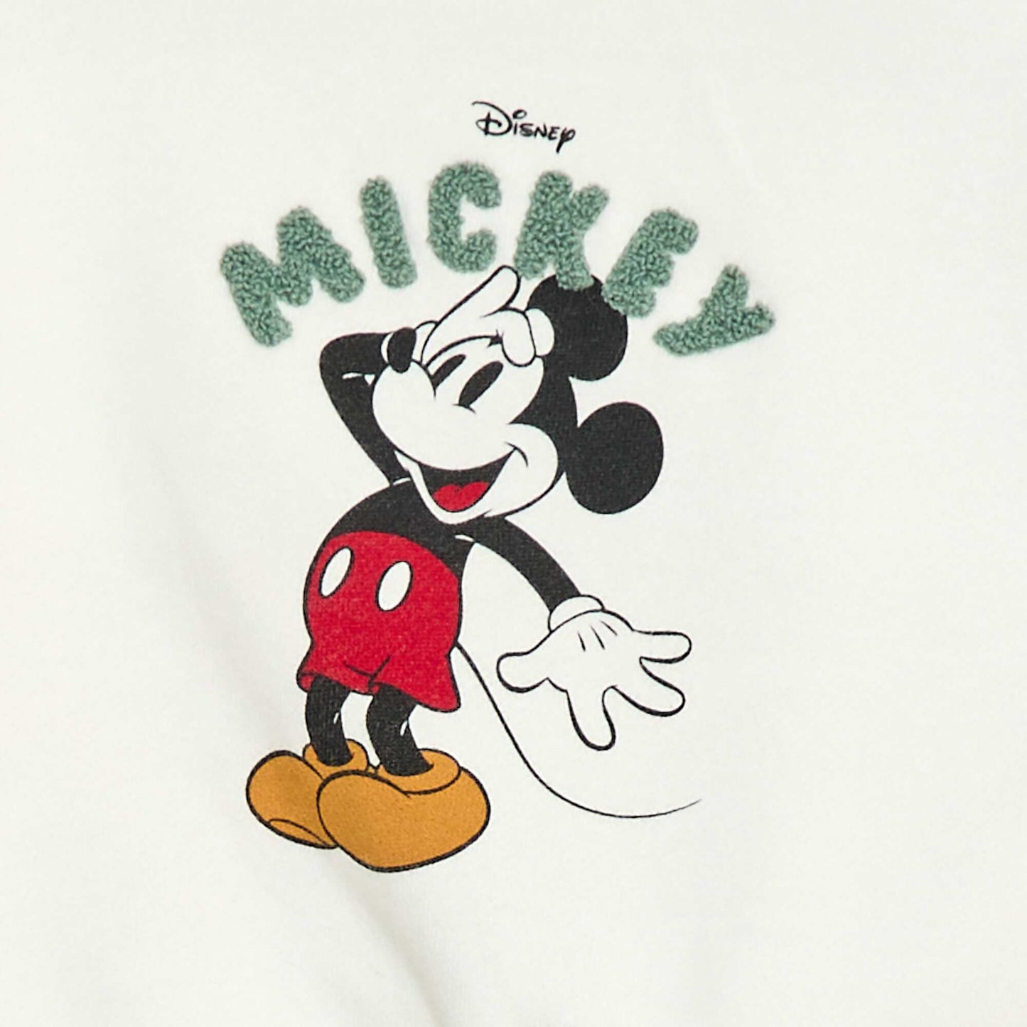 Sweat 'Mickey' 'Disney' à col rond VERT