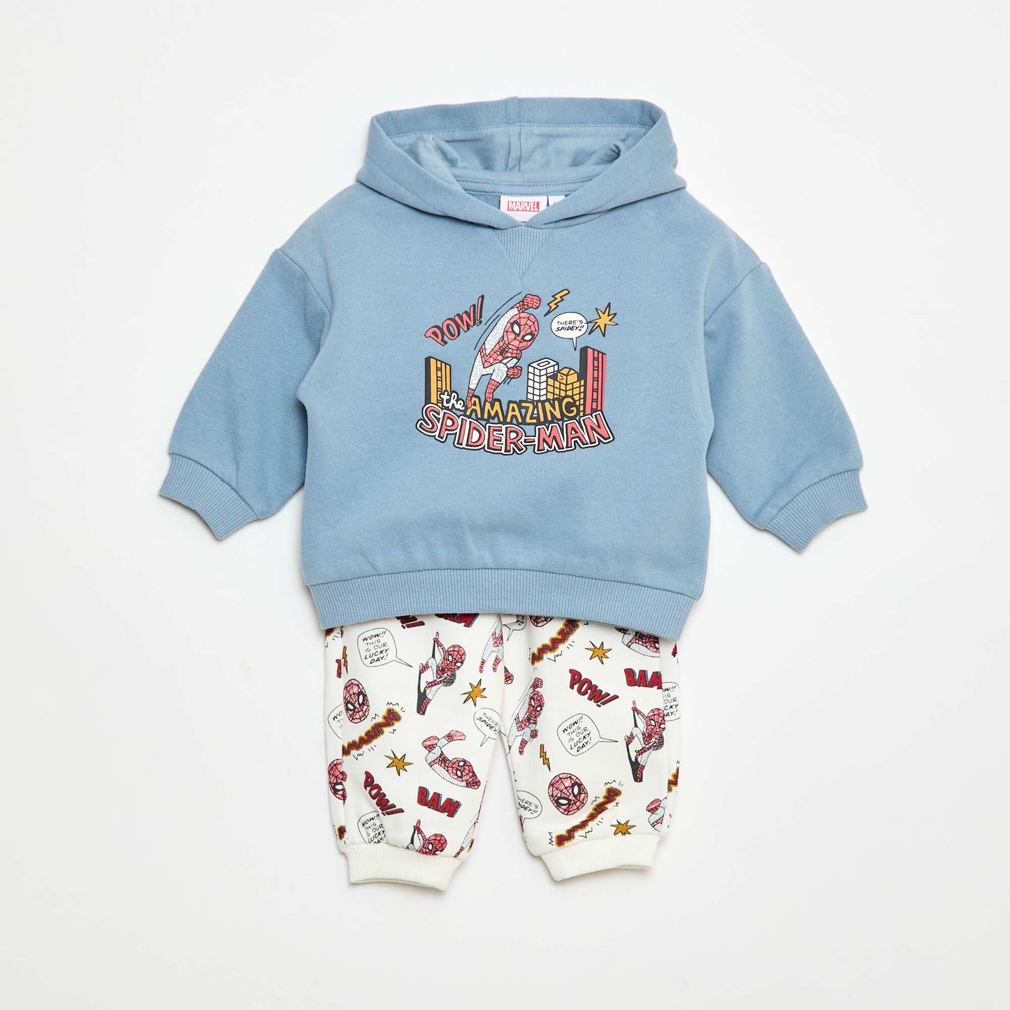 Ensemble de jogging 'Marvel' sweat à capuche + pantalon - 2 pièces BLEU