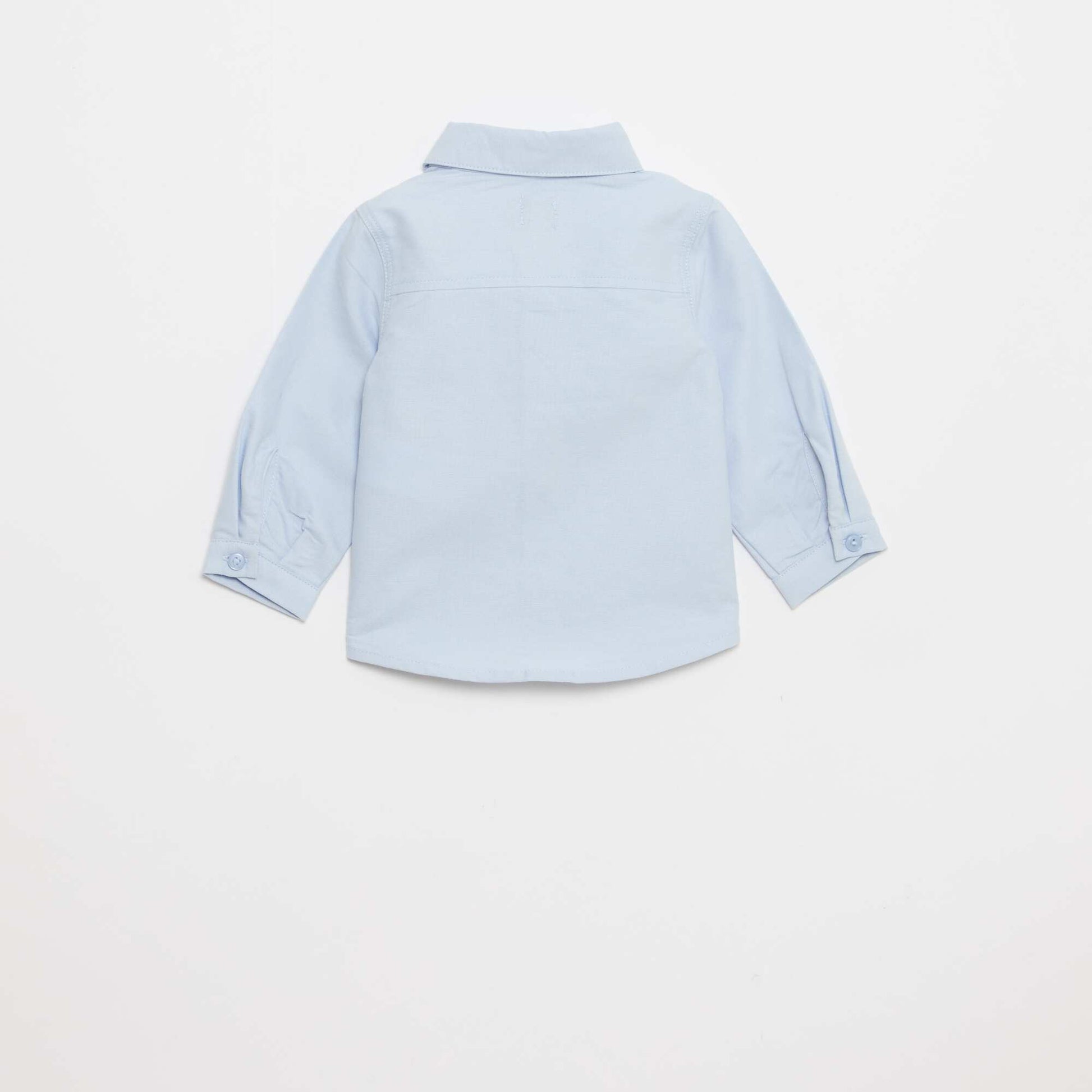 Ensemble chemise + pantalon + gilet - 3 pièces BLEU
