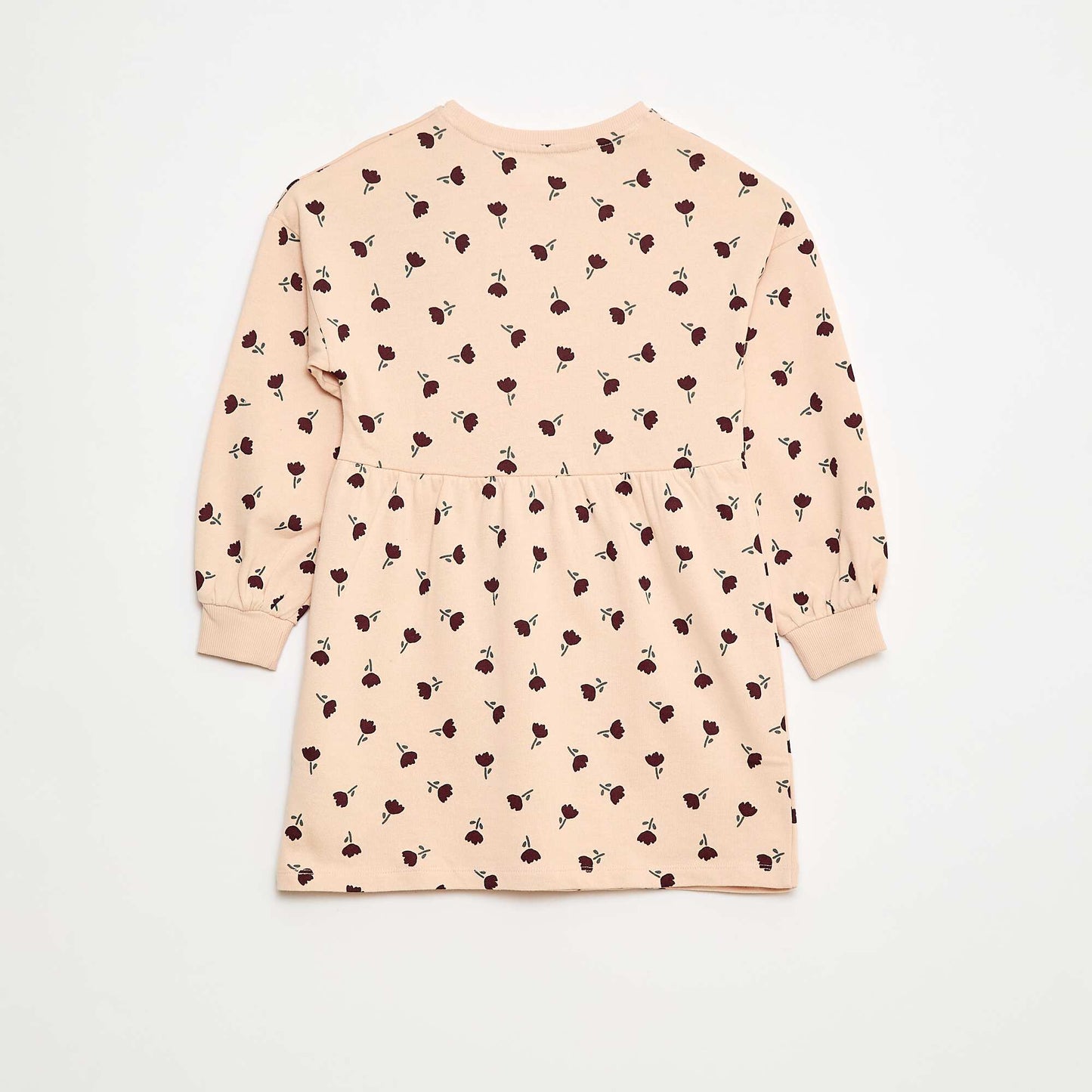 Robe à motif en molleton non-doublé ROSE