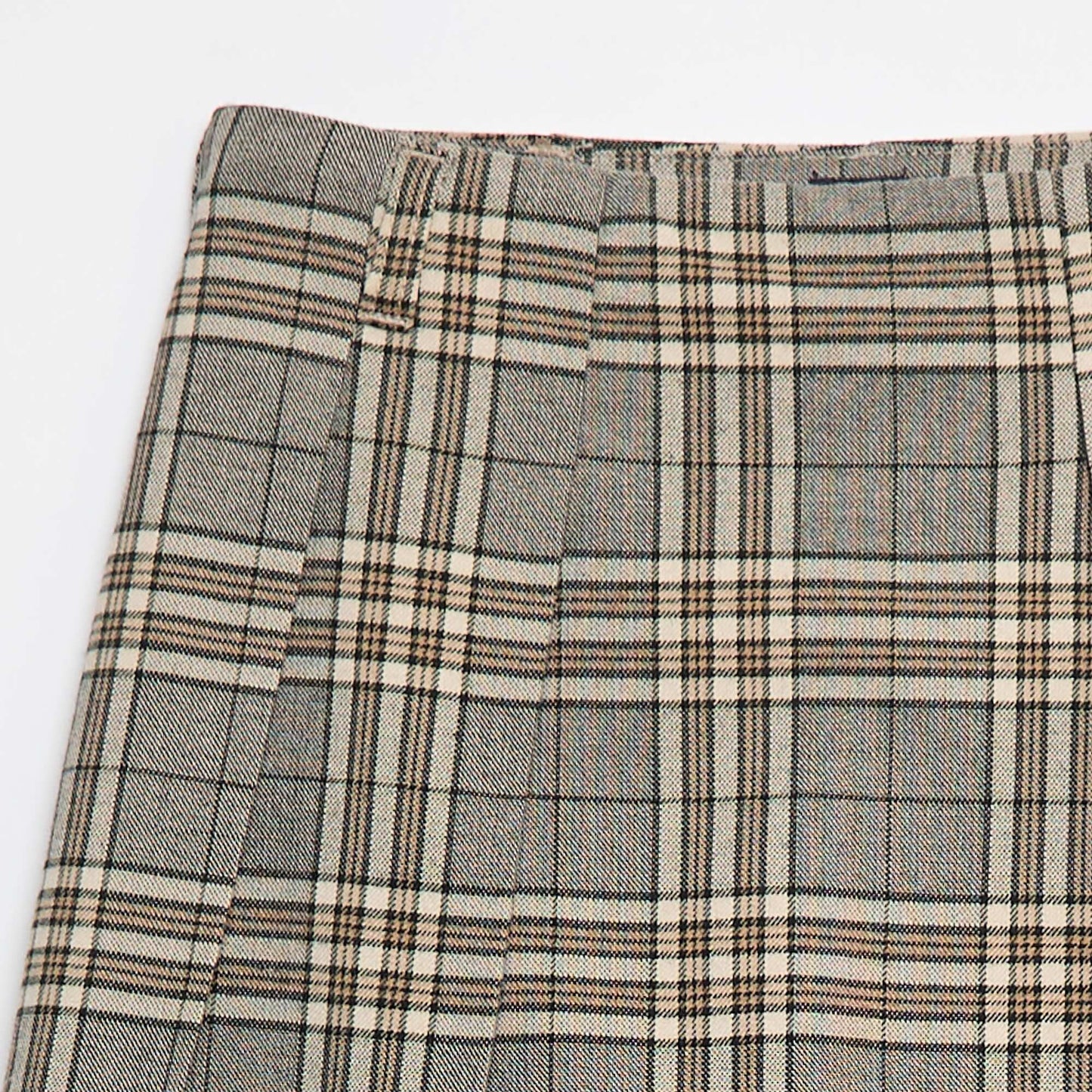 Jupe-short à carreaux GRIS