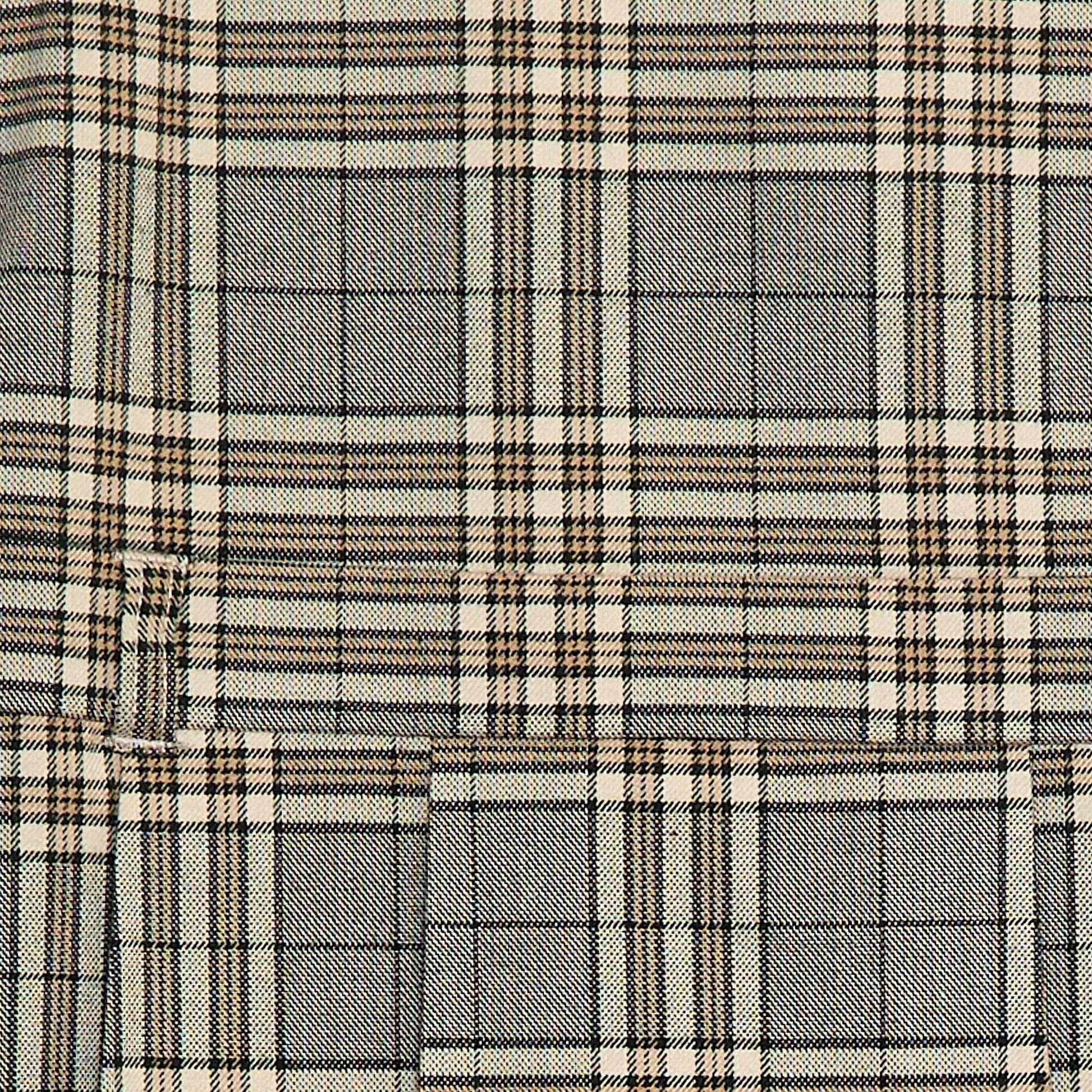 Robe mi-cuisse à carreaux GRIS