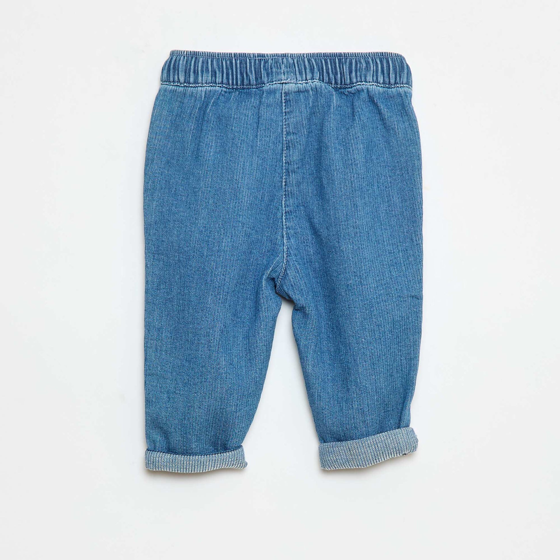 Pantalon en coton BLEU