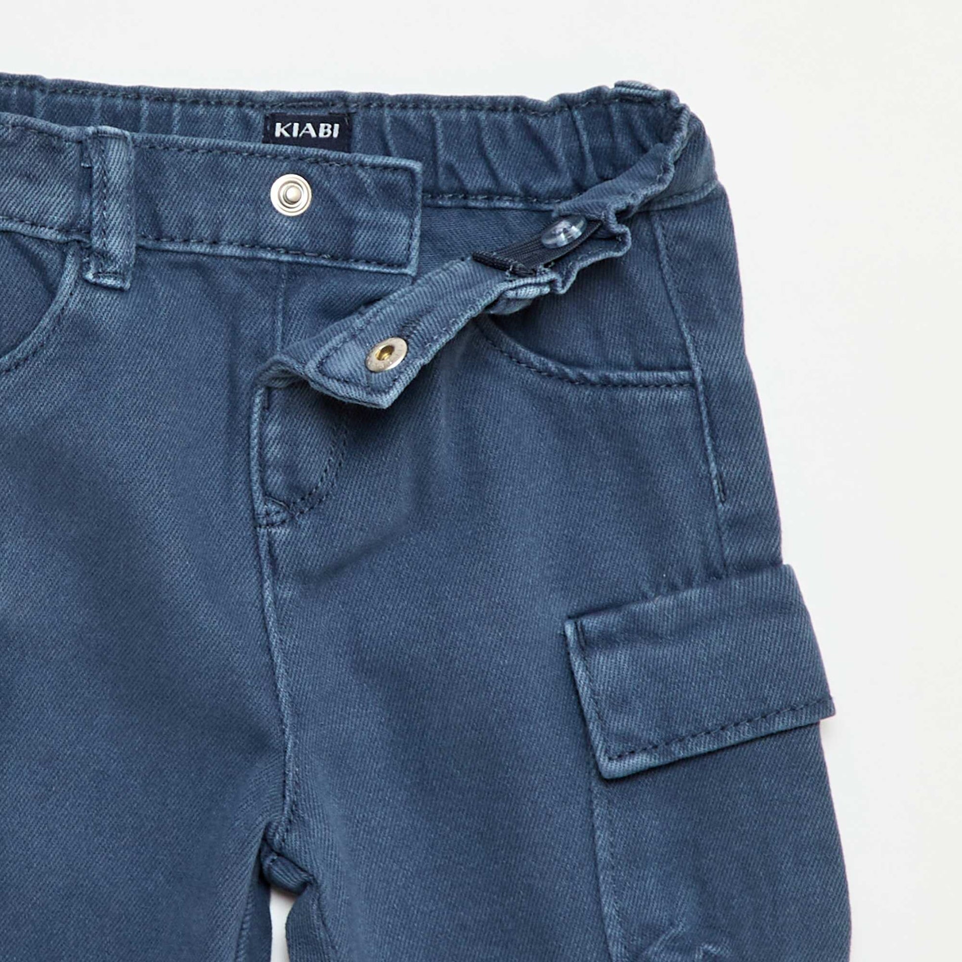 Pantalon paper bag BLEU