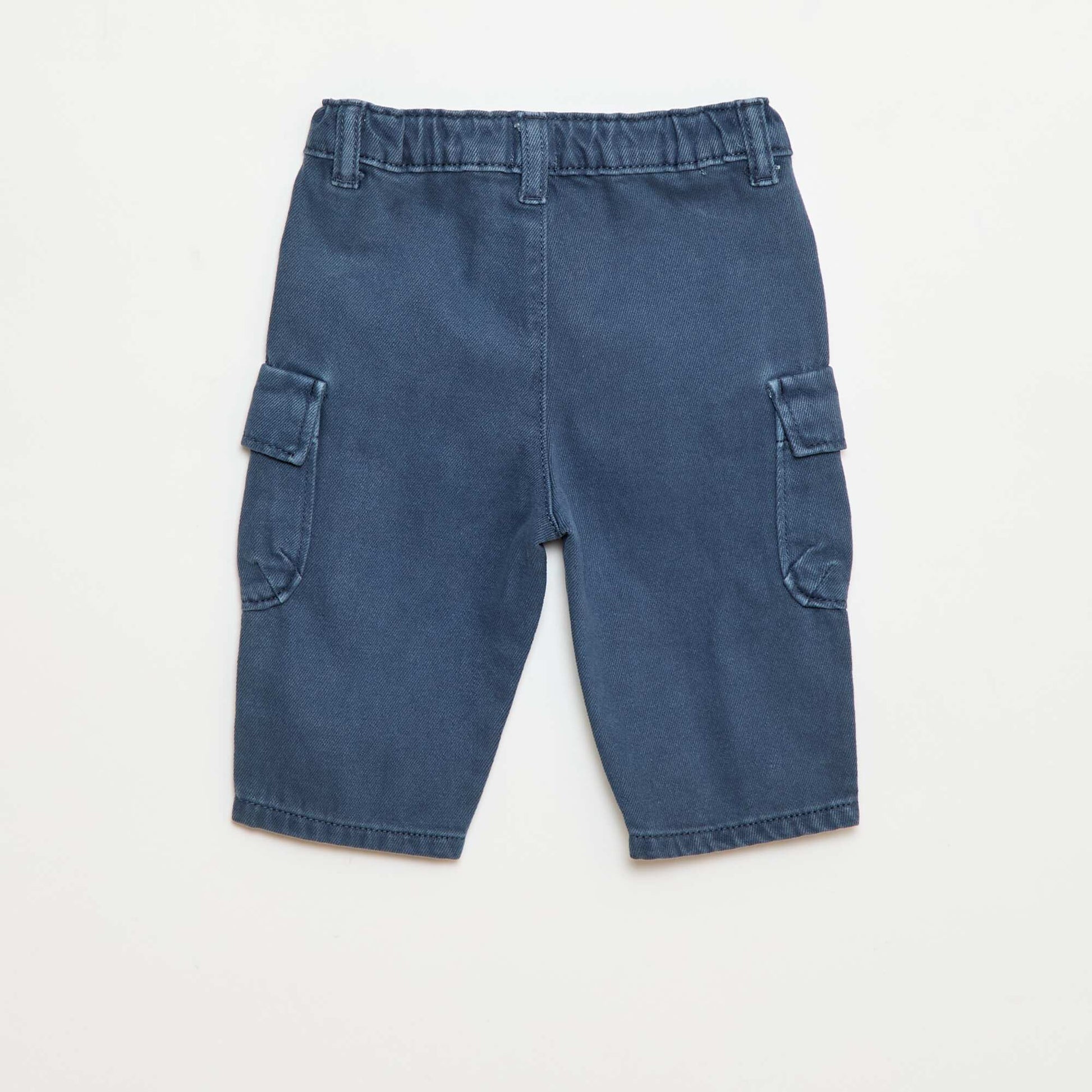 Pantalon paper bag BLEU