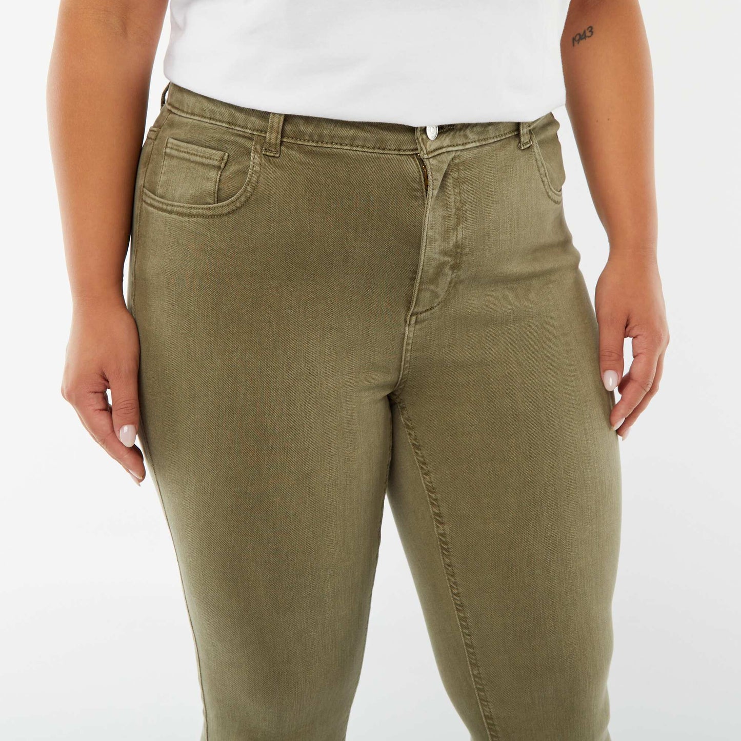 Jean skinny fit / coupe très ajustée - L30 KAKI