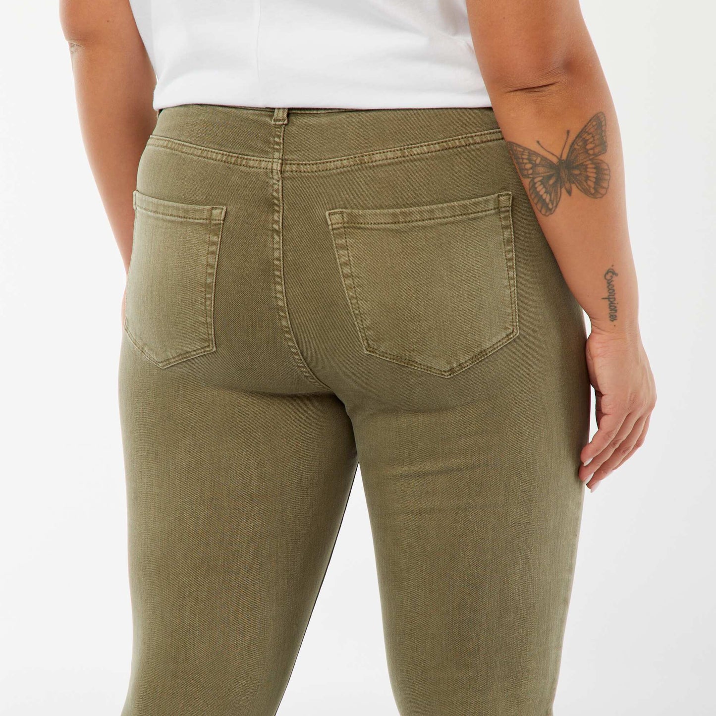 Jean skinny fit / coupe très ajustée - L30 KAKI