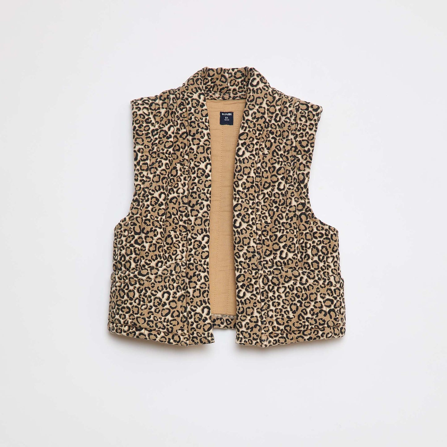 Gilet matelassé léopard sans manches LéOPARD